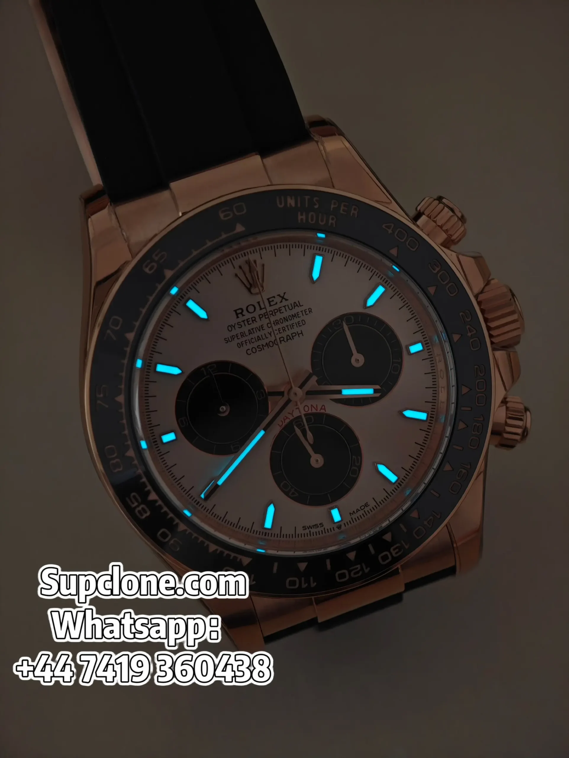 Rolex Daytona Super Clone M126515LN-0006 Rose Gold