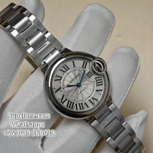 Cartier Ballon Bleu 33mm Super Clone WSBB0044 White Dial