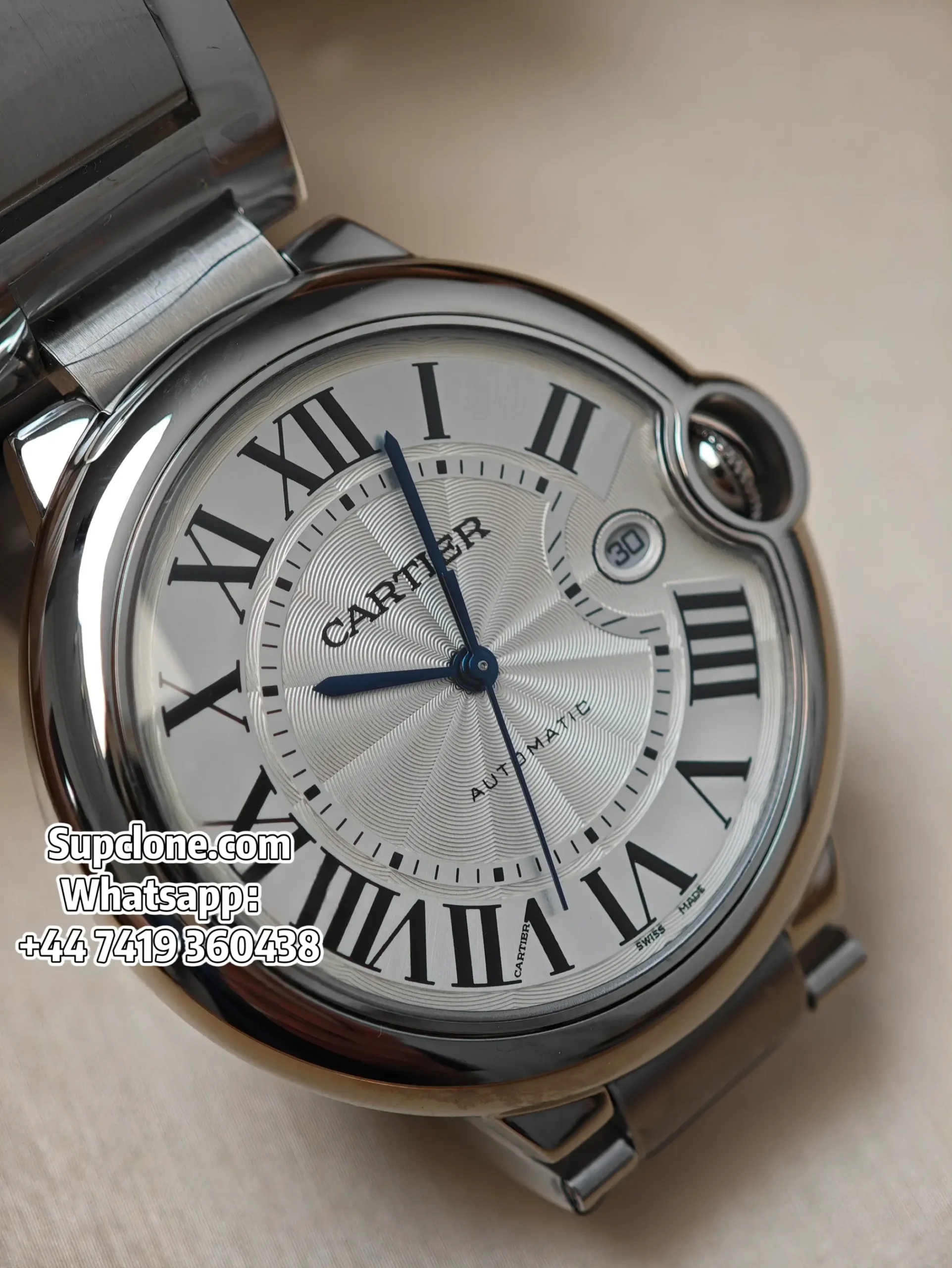 Cartier Ballon Bleu WSBB0049 42mm Super Clone White Dial