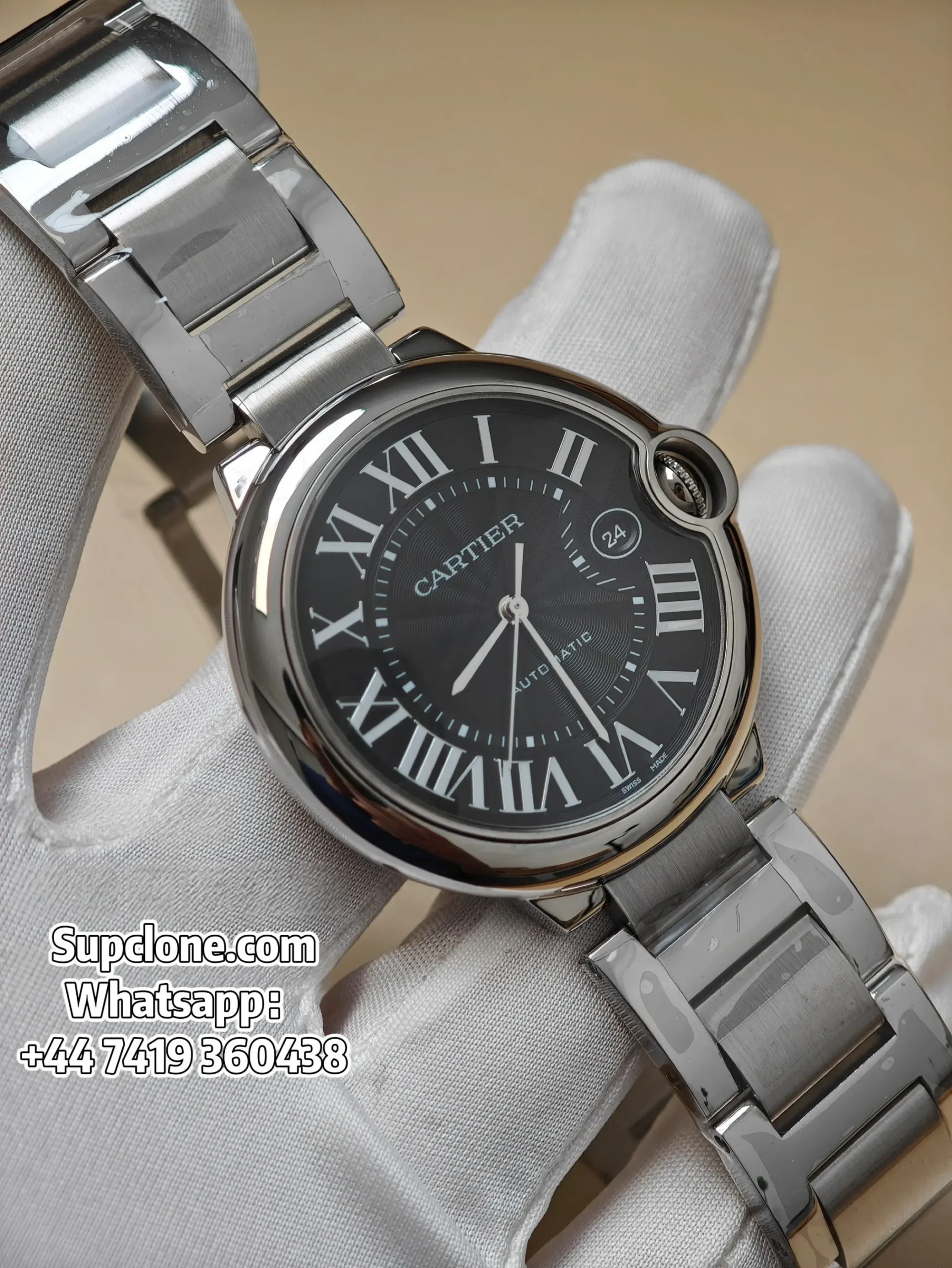 Cartier Ballon Bleu WSBB0060 42mm Super Clone Grey Dial