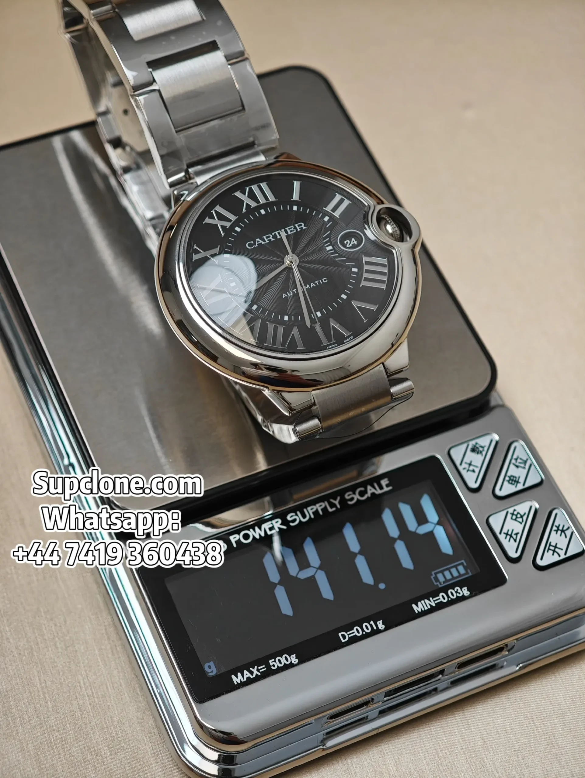 Cartier Ballon Bleu WSBB0060 42mm Super Clone Grey Dial