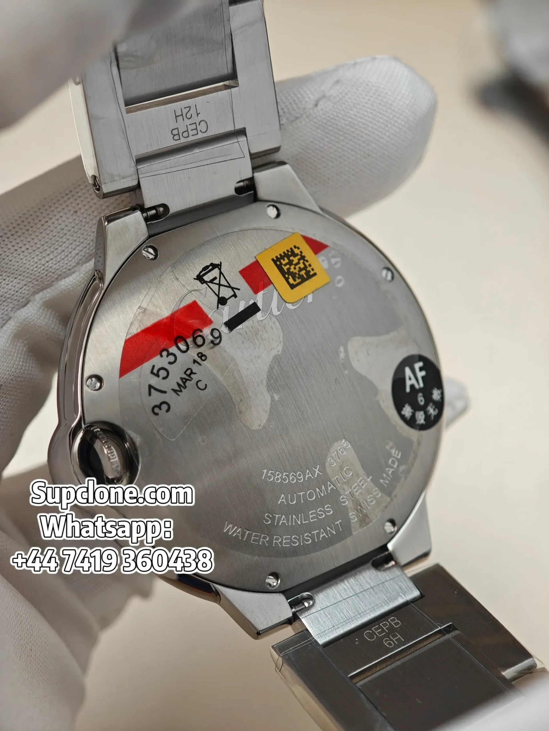 Cartier Ballon Bleu WSBB0060 42mm Super Clone Grey Dial