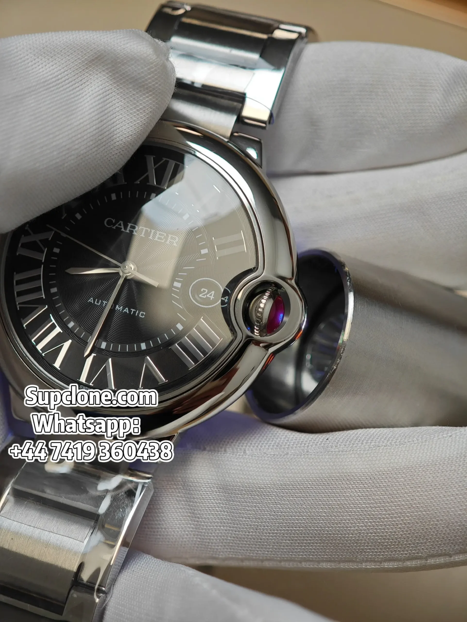 Cartier Ballon Bleu WSBB0060 42mm Super Clone Grey Dial