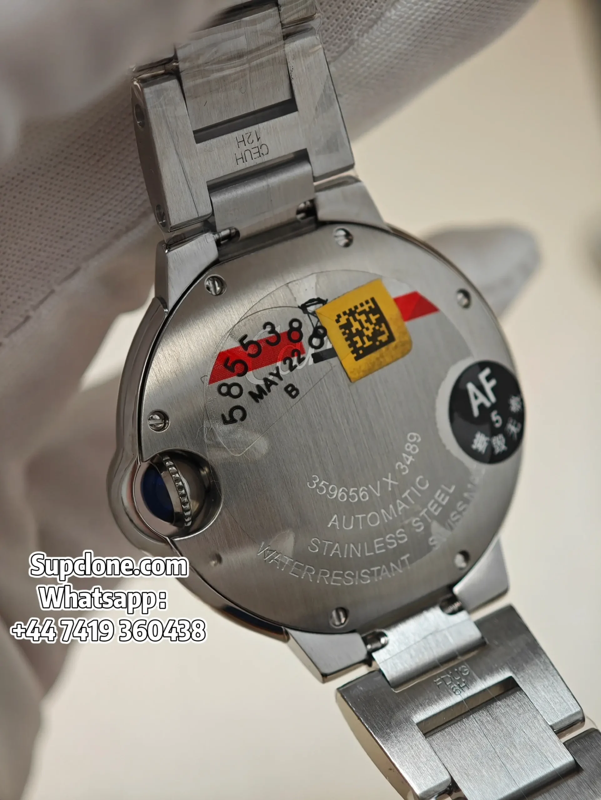 Cartier Ballon Bleu WSBB0068 33mm Pink Dial Super Clone watch