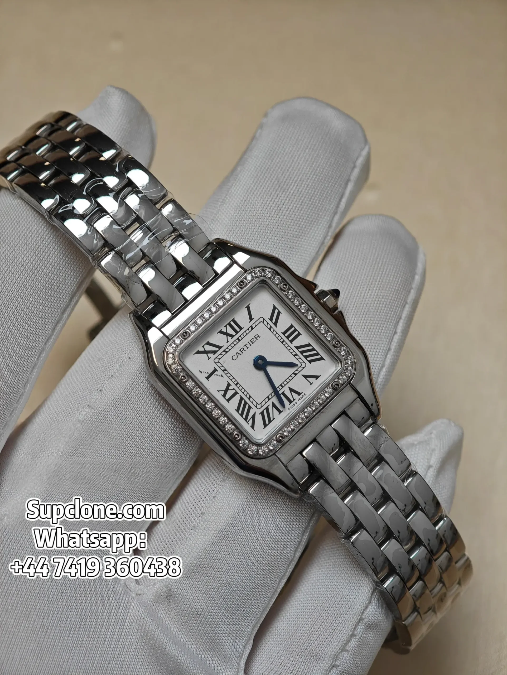 Cartier Panthere Small Model 30x23mm Super Clone Quartz Steel Watch