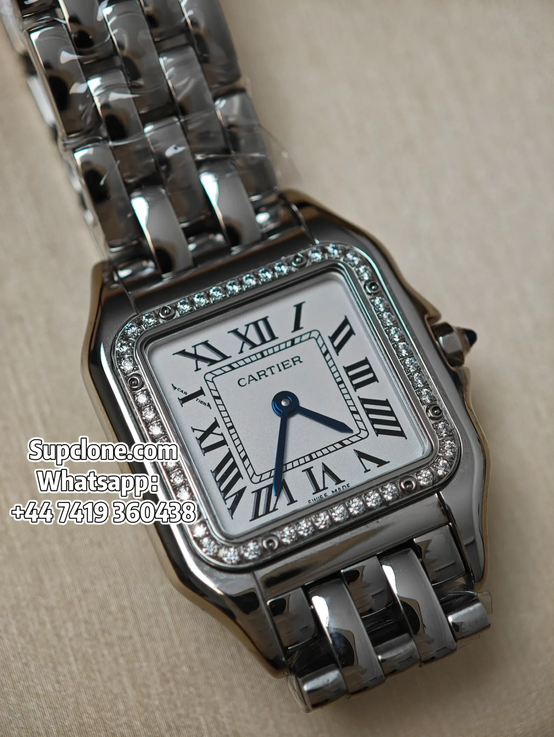 Cartier Panthere W4PN0016 30×23mm Super Clone Quartz Steel Watch