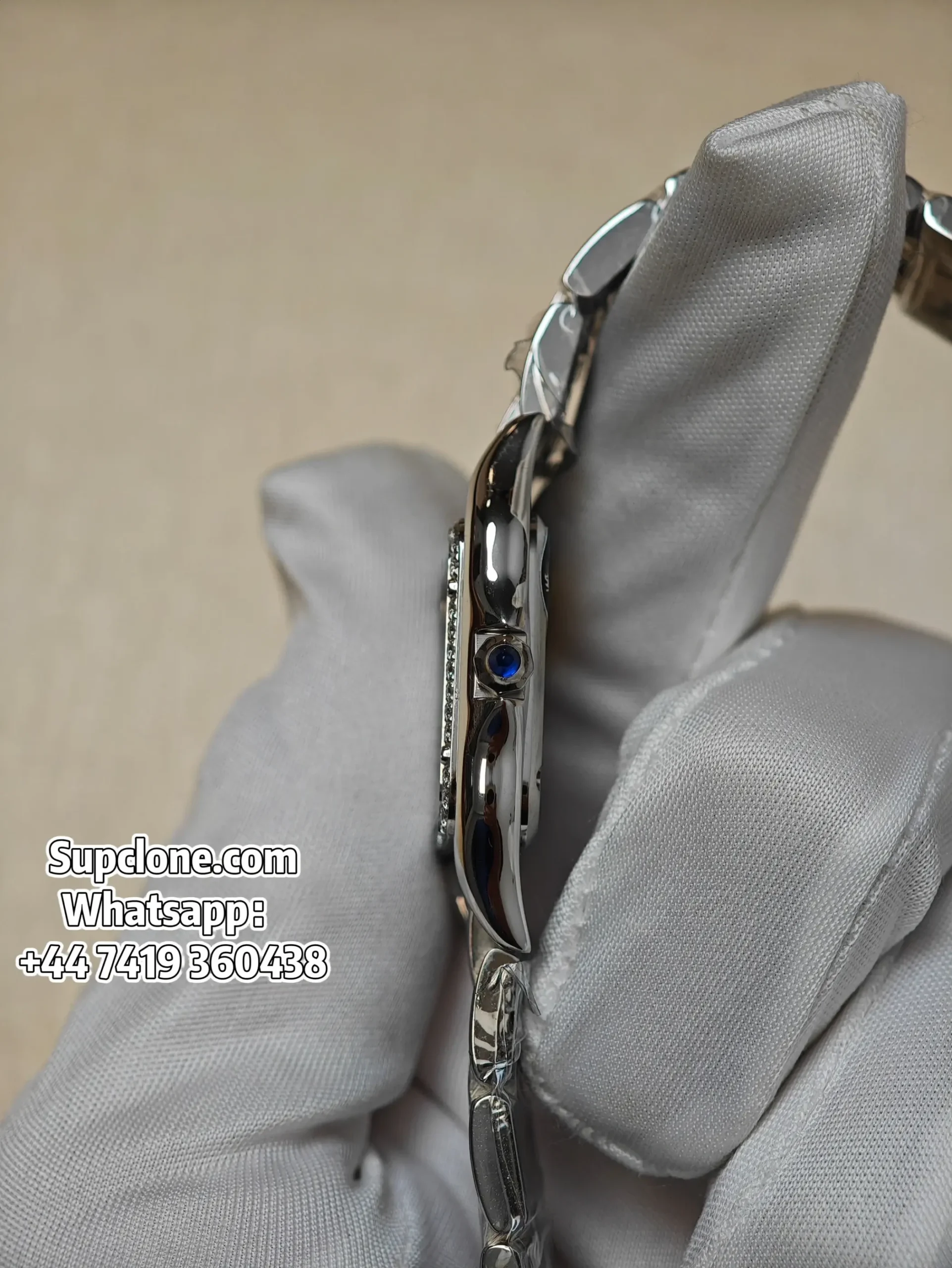 Cartier Panthere W4PN0016 30×23mm Super Clone Quartz Steel Watch