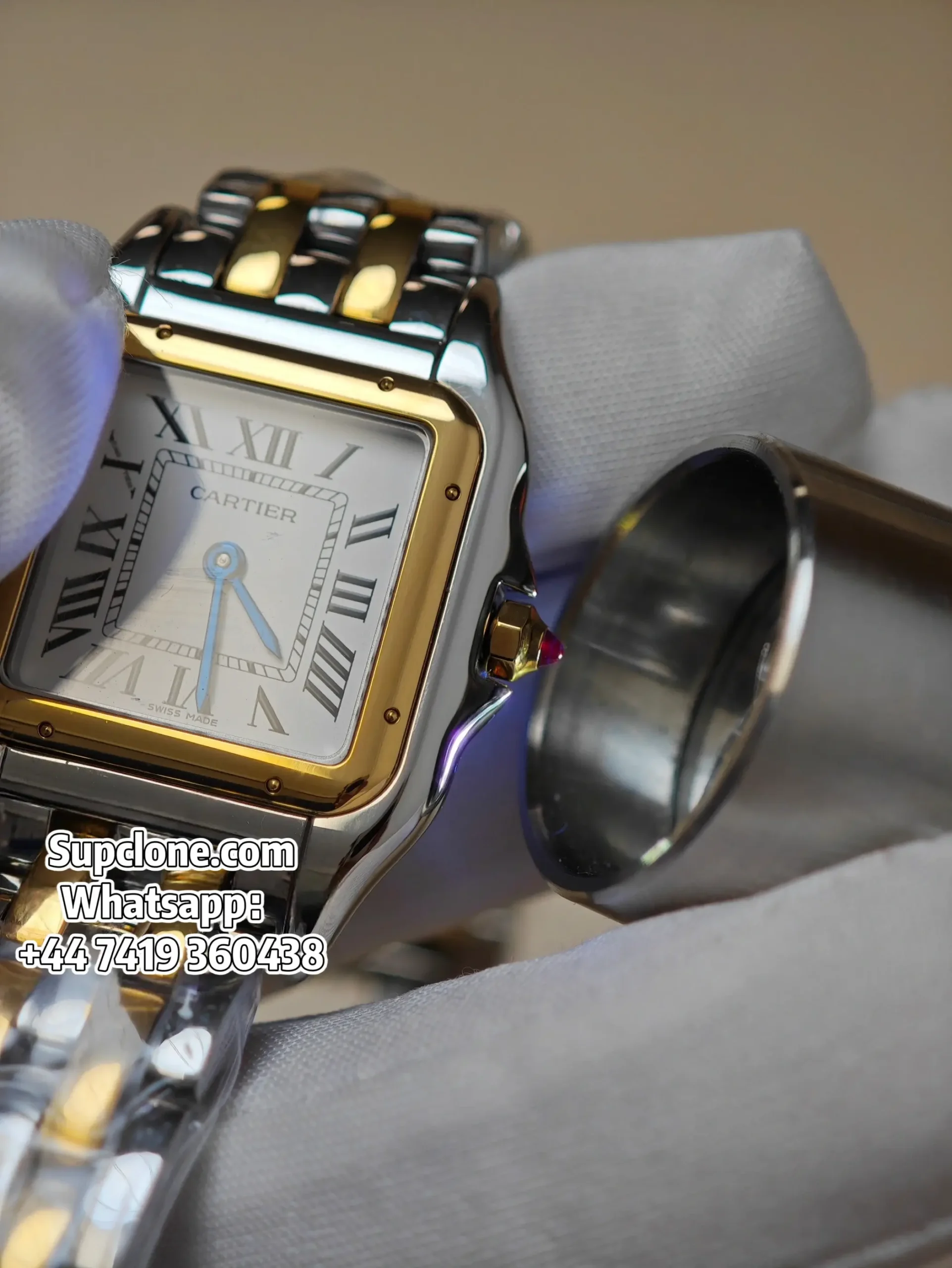 Cartier Panthere W2PN0013 Two Tone Super Clone Quartz Watch