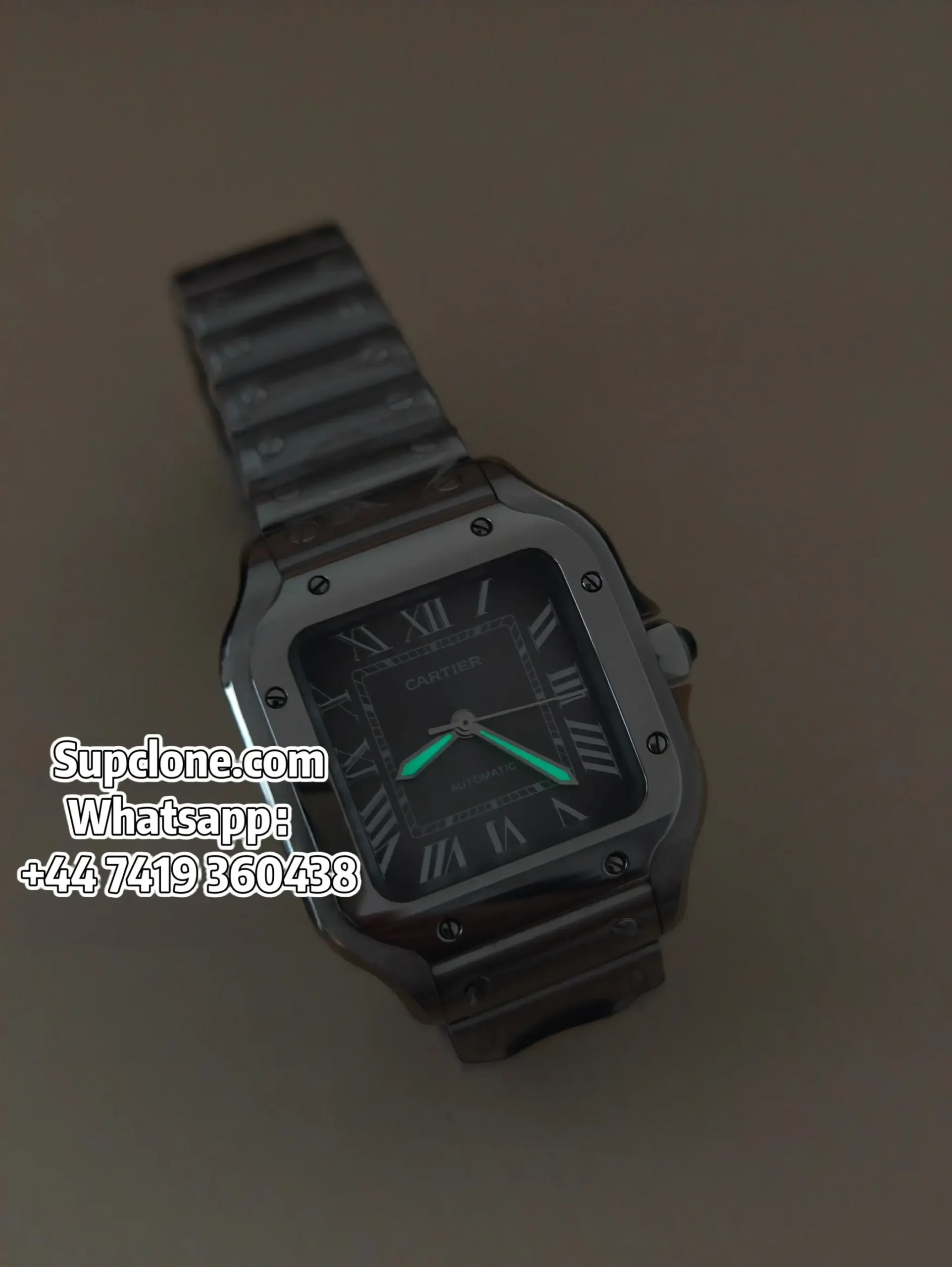 Cartier Santos WSSA0029 35.1mm Grey Dial Super Clone Watch