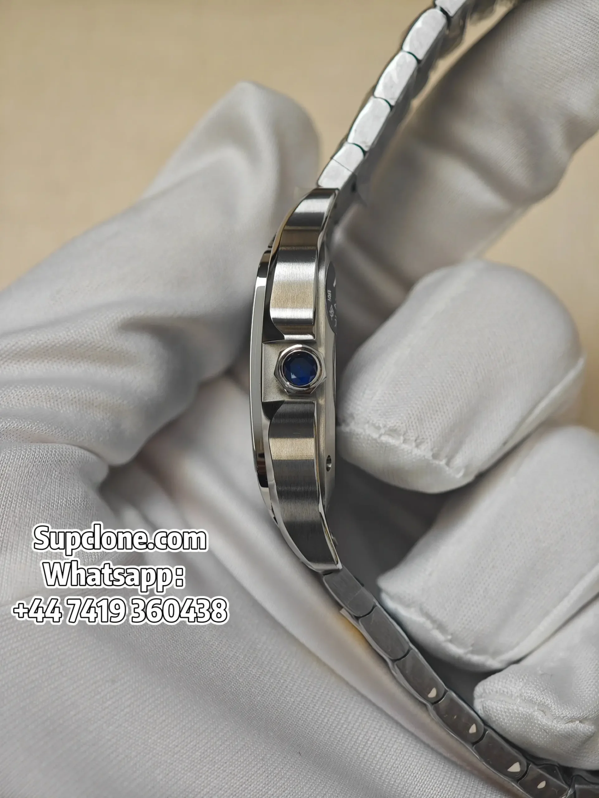 Cartier Santos WSSA0029 35.1mm Grey Dial Super Clone Watch