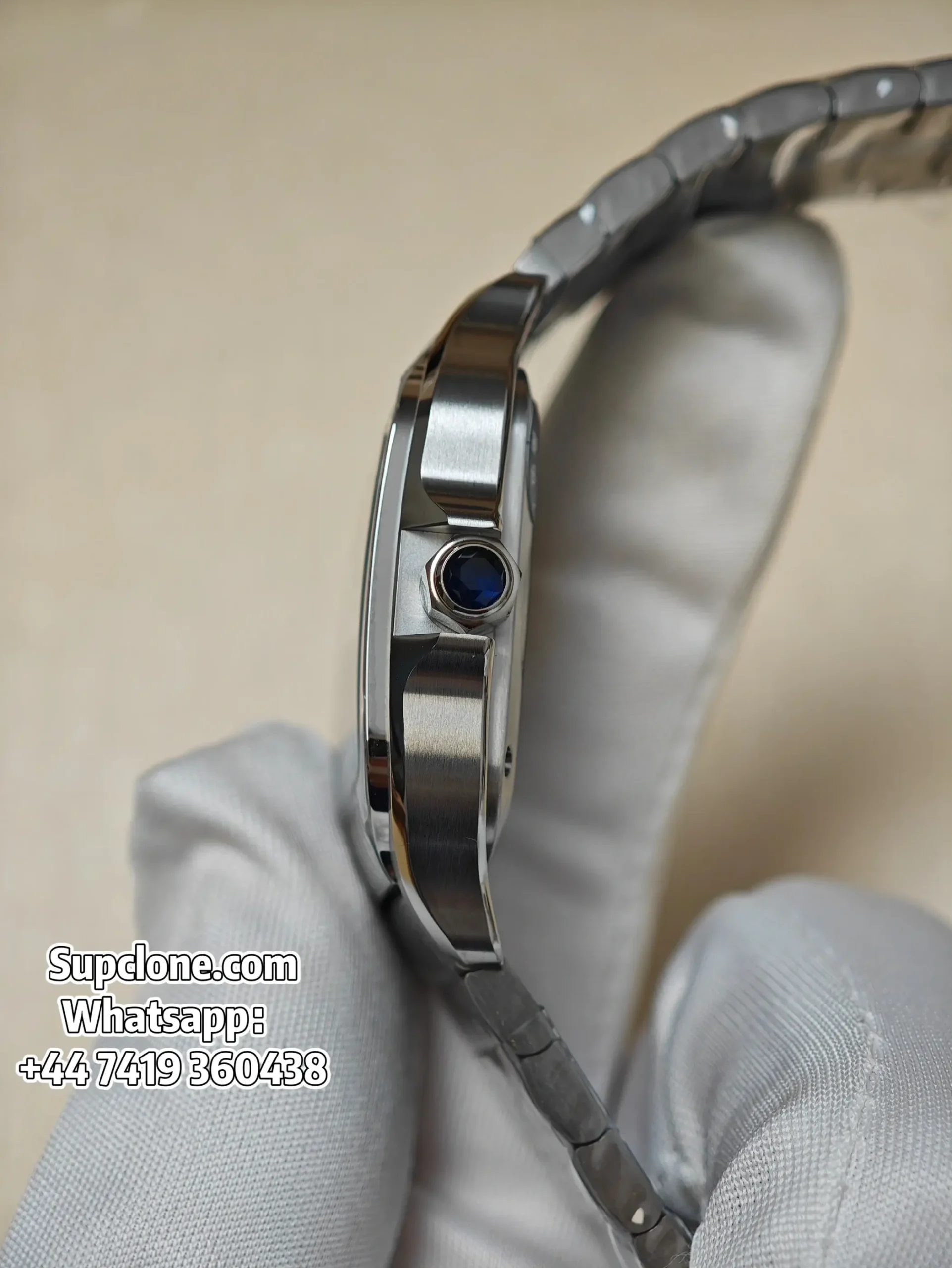 Cartier Santos WSSA0029 35.1mm Super Clone White Dial Watch