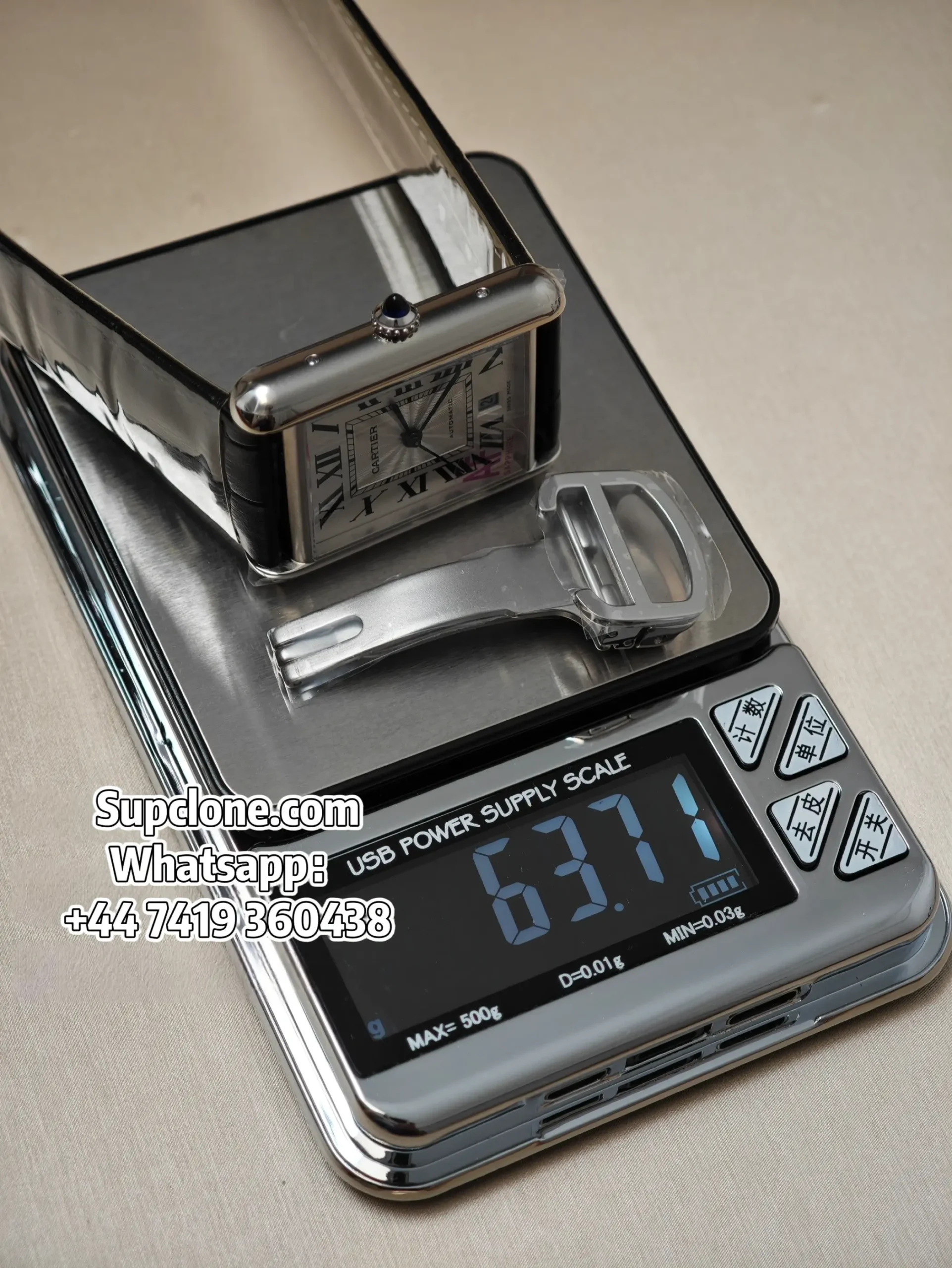 Cartier Tank WSTA0141 41×31mm Super Clone Automatic Replica Leather Strap