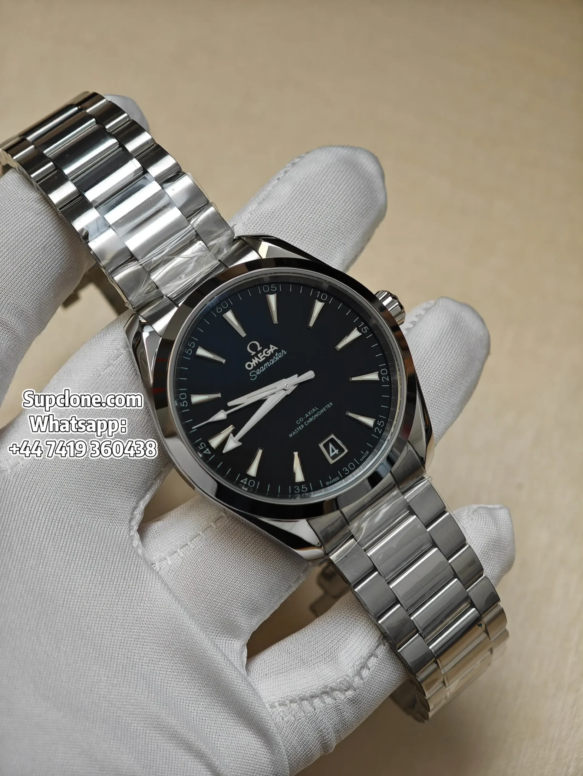 Omega Aqua Terra 220.10.41.21.01.002 41mm Super Clone Black Dial Watch