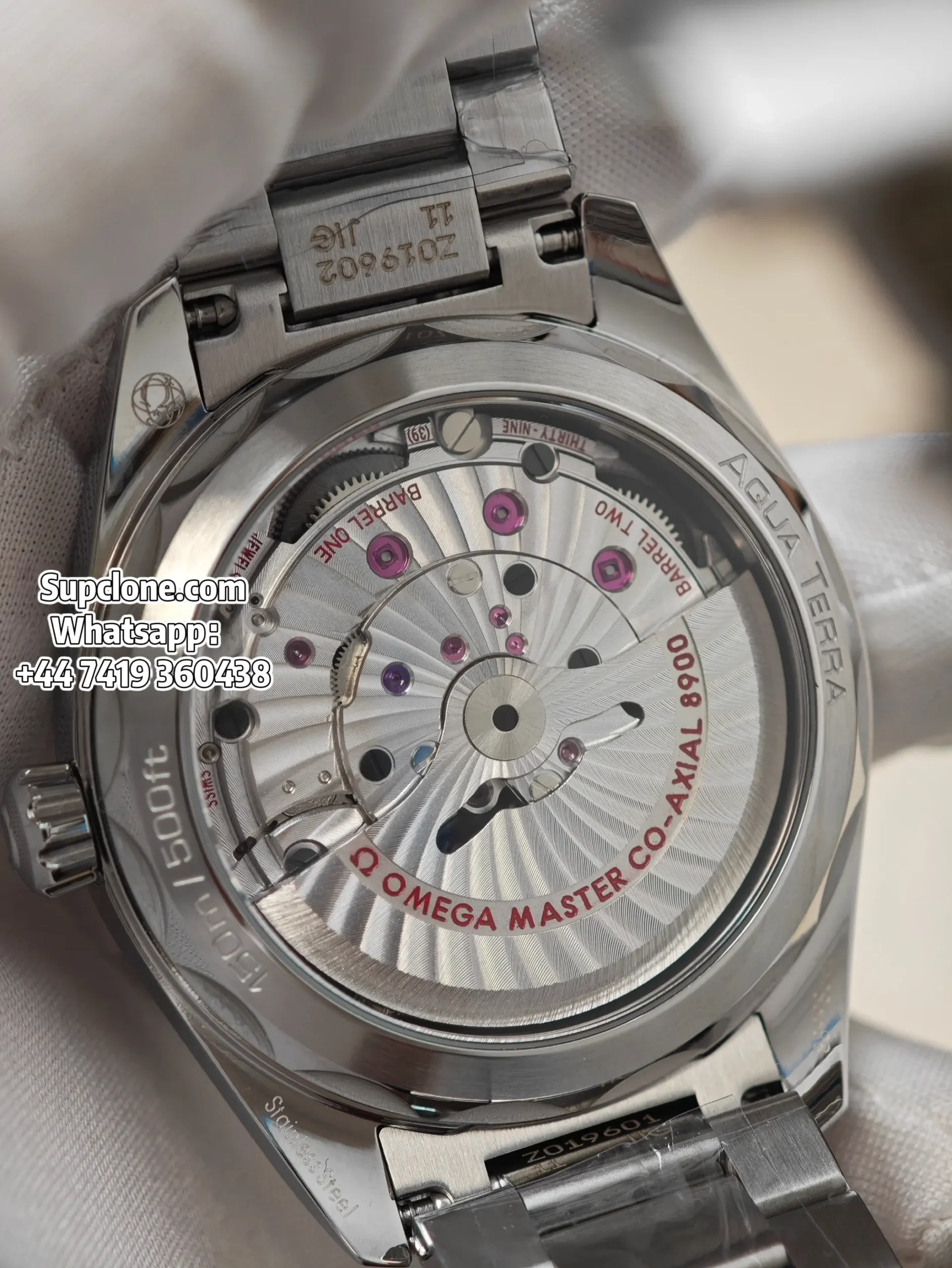 Omega Aqua Terra 220.10.41.21.01.002 41mm Super Clone Black Dial Watch