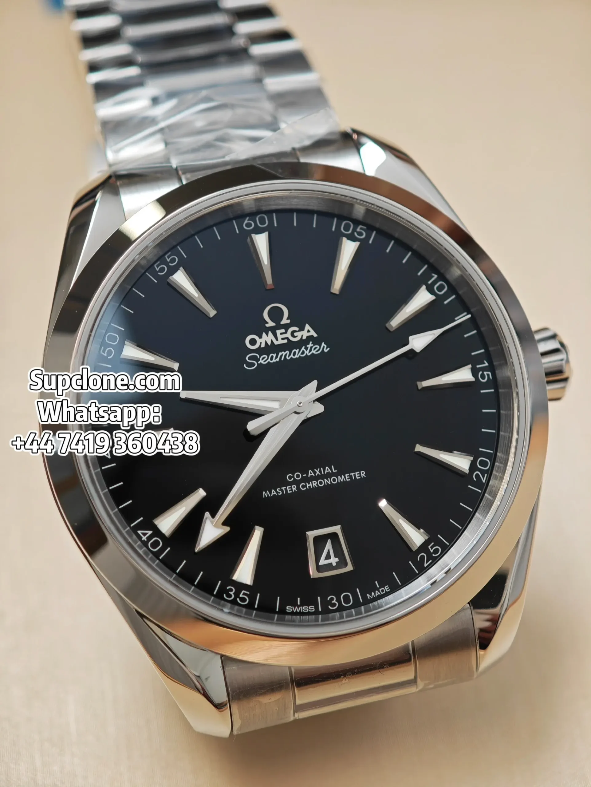 Omega Aqua Terra 220.10.41.21.01.002 41mm Super Clone Black Dial Watch