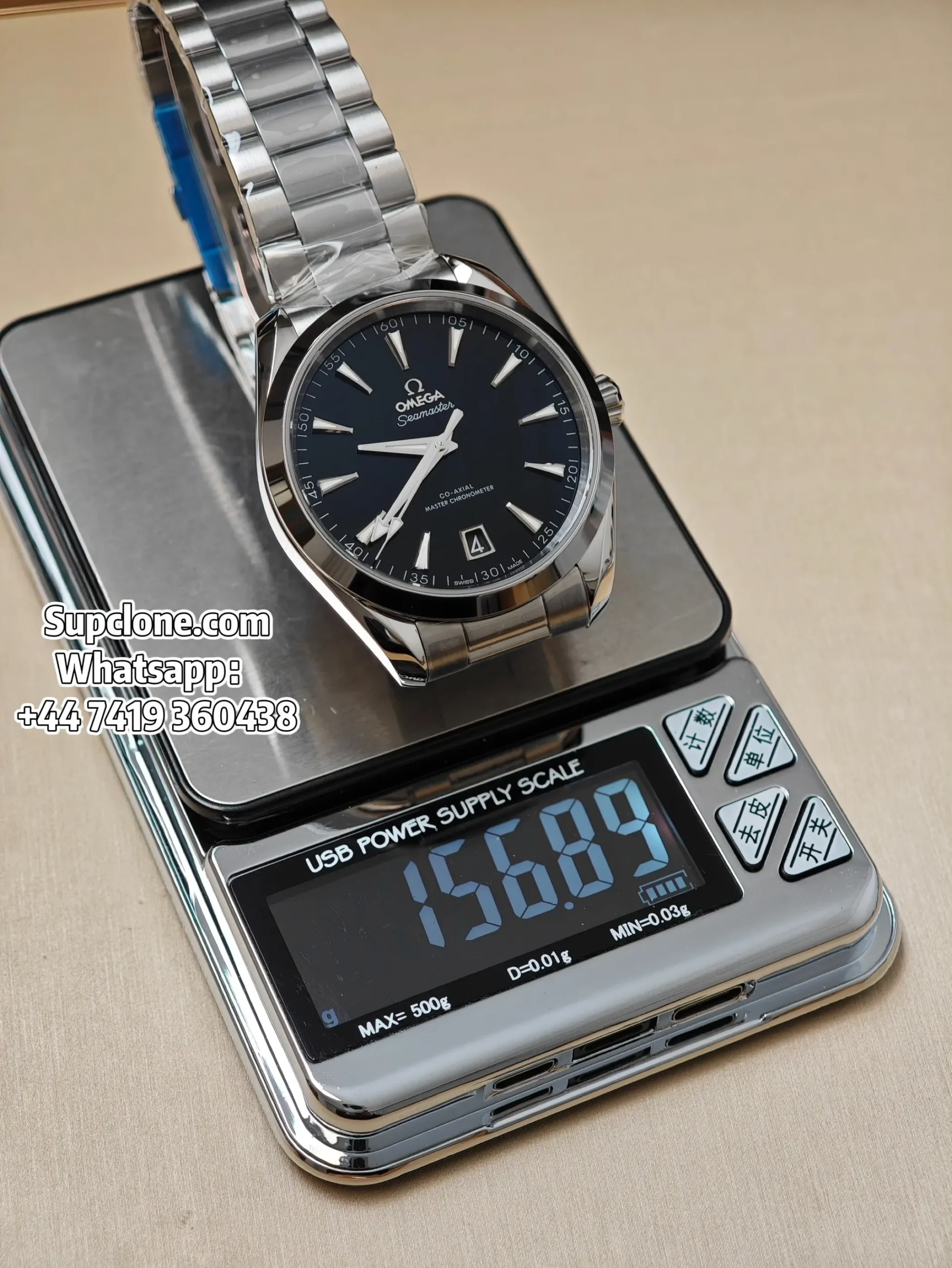 Omega Aqua Terra 220.10.41.21.01.002 41mm Super Clone Black Dial Watch