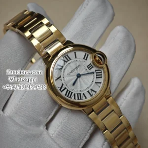Cartier Super Clone Watches 1:1 Ballon Bleu W69001Z2 Gold 28mm Quartz