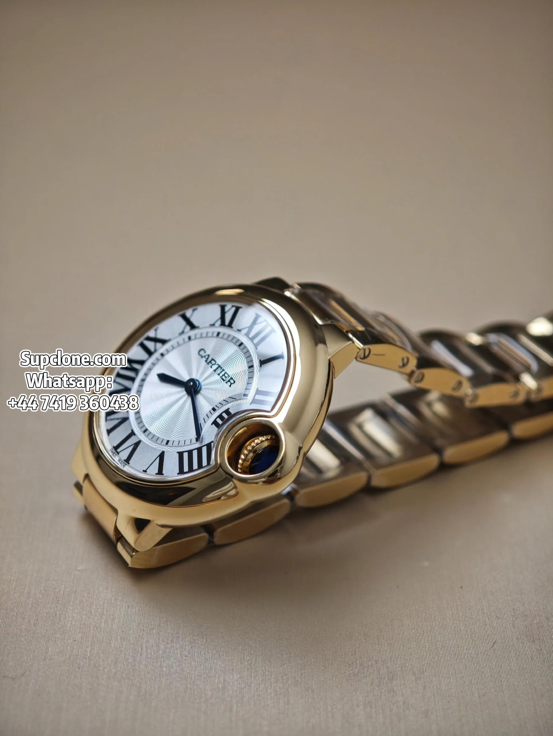 Cartier Super Clone Watches 1:1 Ballon Bleu W69001Z2 Gold 28mm Quartz