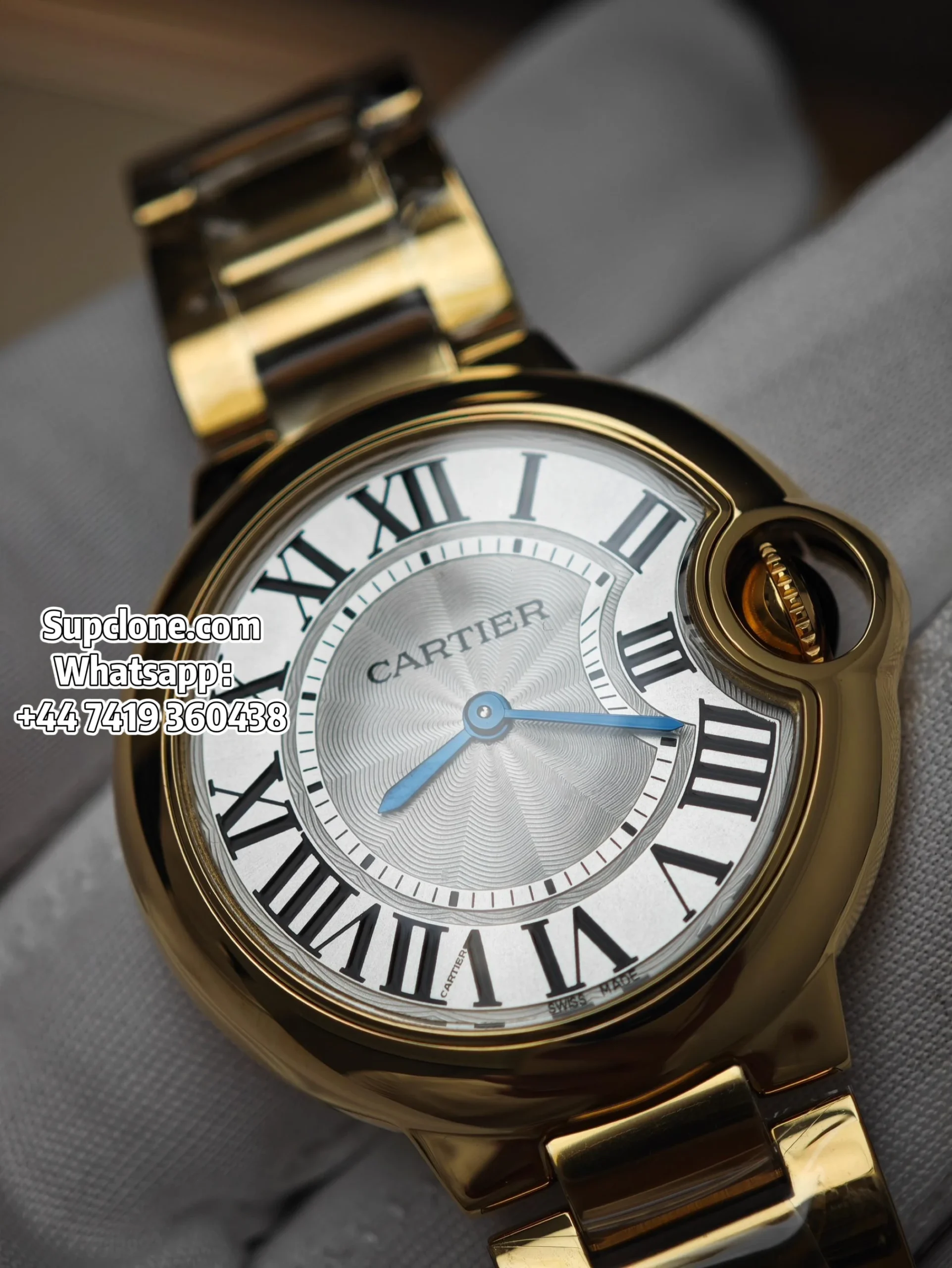 Cartier Super Clone Watches 1:1 Ballon Bleu W69001Z2 Gold 28mm Quartz