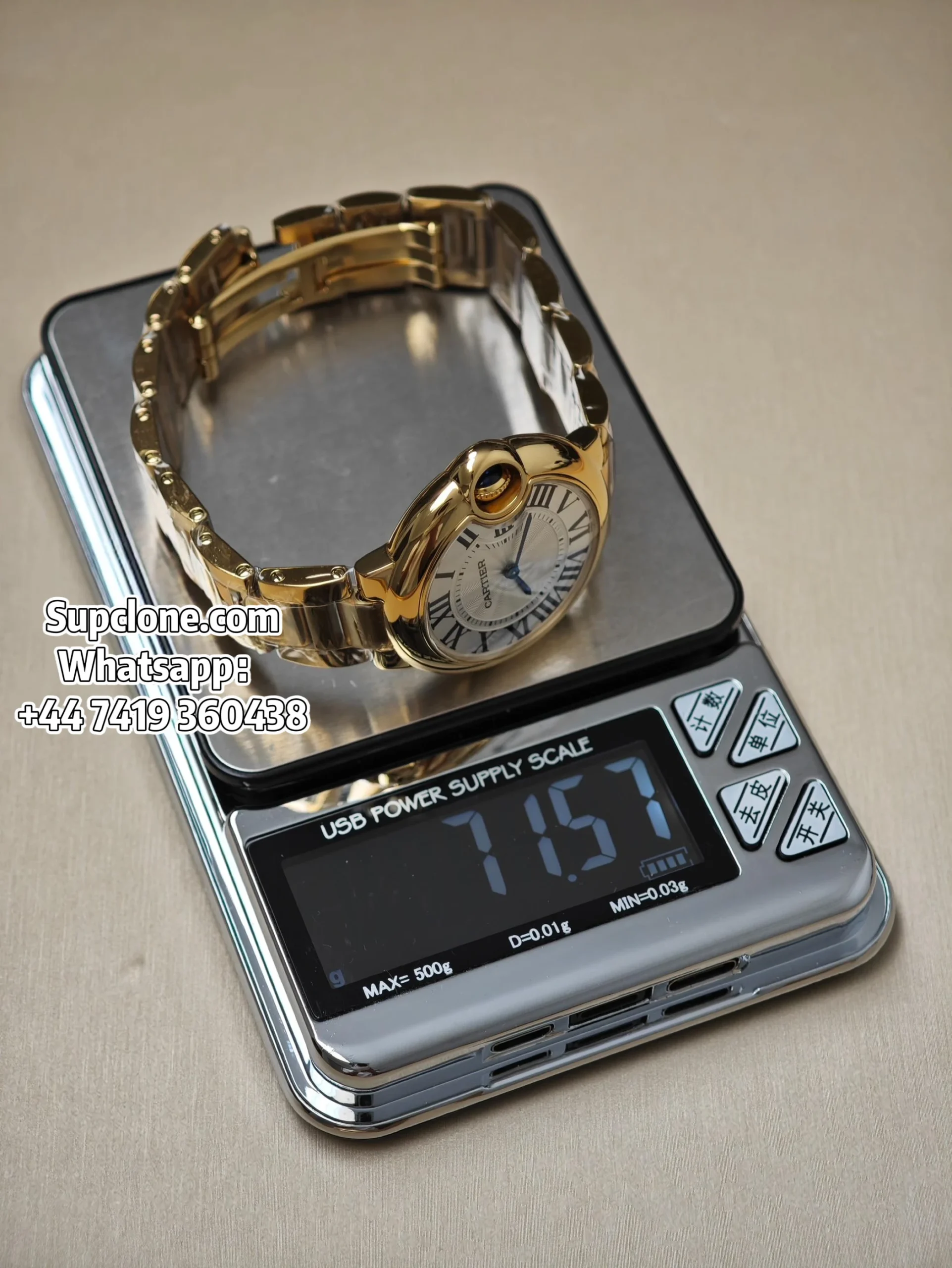 Cartier Super Clone Watches 1:1 Ballon Bleu W69001Z2 Gold 28mm Quartz