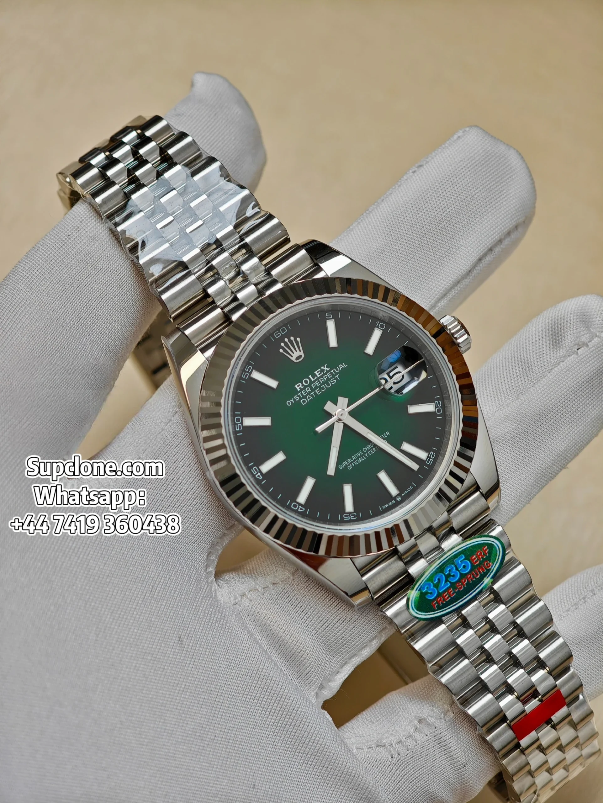 Rolex Super Clone Watches 1:1 DateJust 41 m126334 Smoked Green
