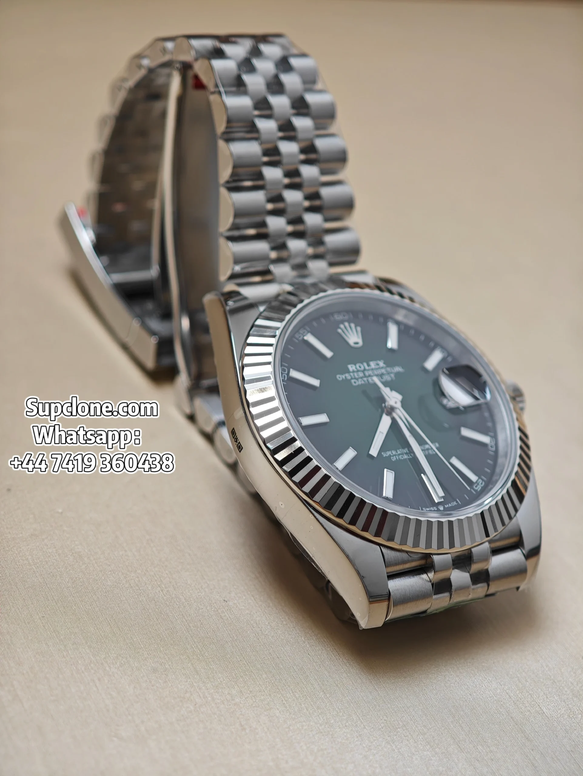 Rolex Super Clone Watches 1:1 DateJust 41 m126334 Smoked Green