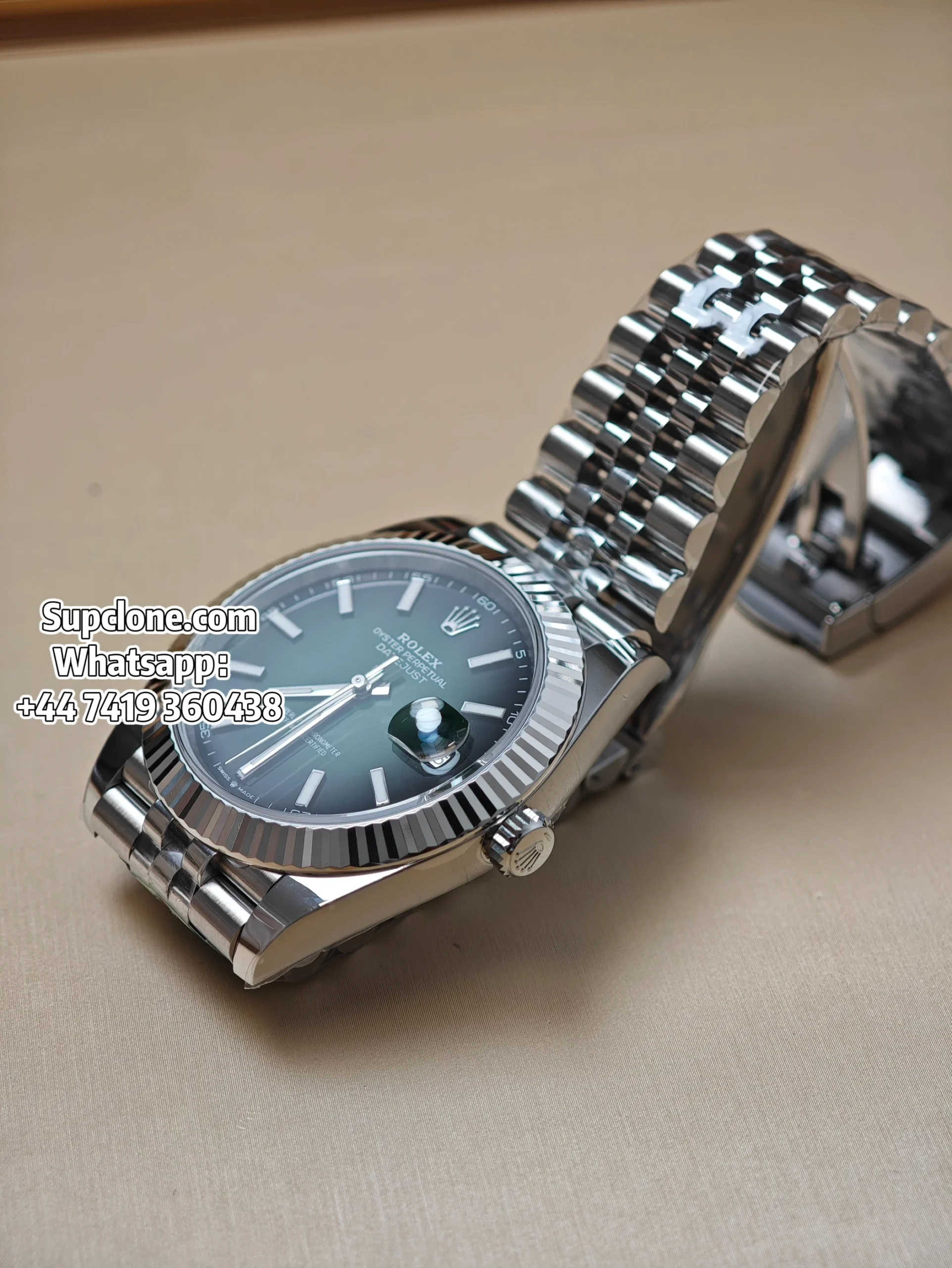 Rolex Super Clone Watches 1:1 DateJust 41 m126334 Smoked Green