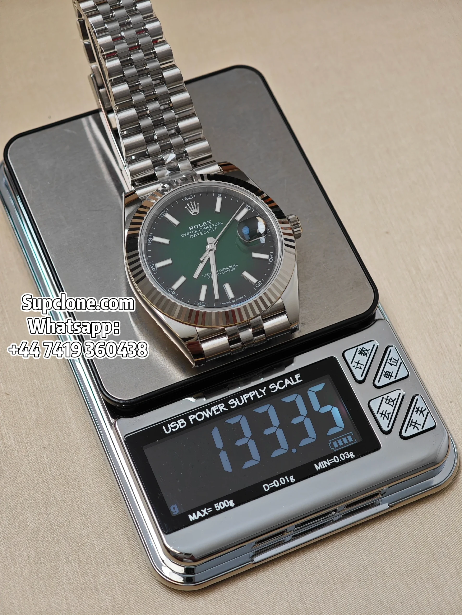 Rolex Super Clone Watches 1:1 DateJust 41 m126334 Smoked Green