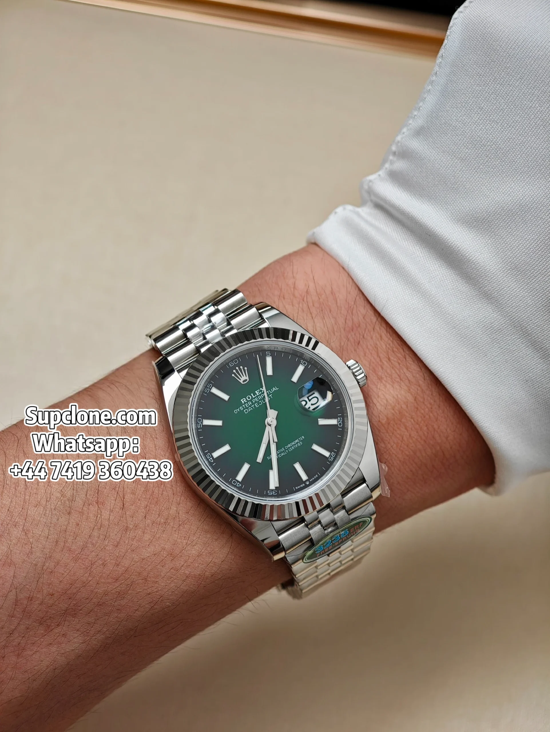 Rolex Super Clone Watches 1:1 DateJust 41 m126334 Smoked Green