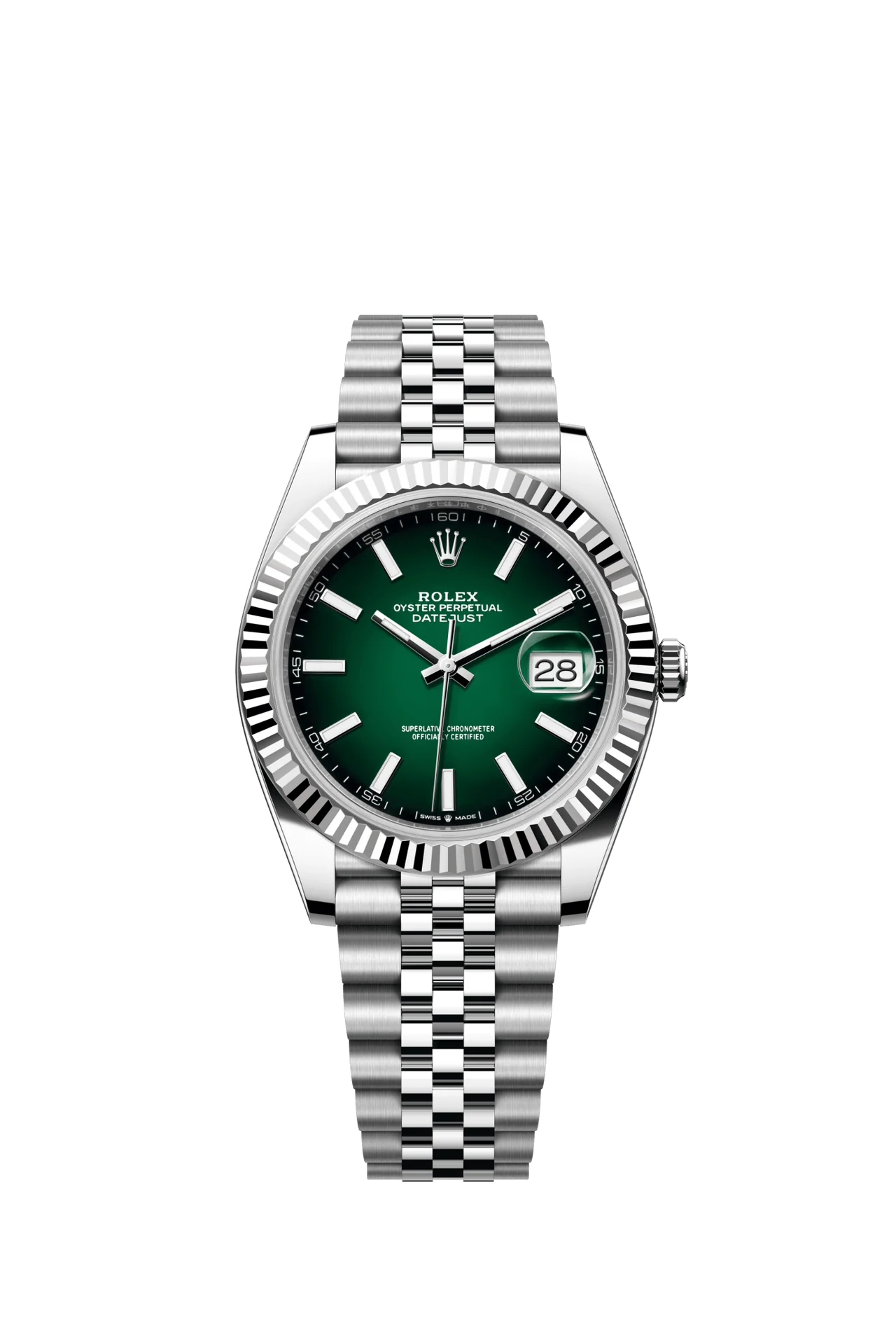 Rolex Super Clone Watches 11 DateJust 41 m126334 Smoked Green