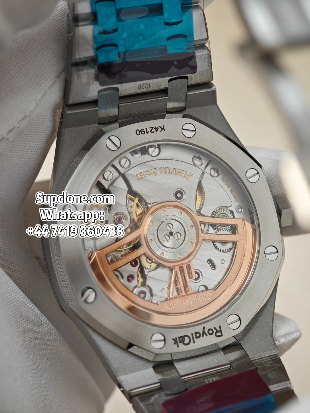 Audemars Piguet Super Clone 11 Royal Oak 15500 Blue Dial (10) Audemars Piguet Super Clone 1:1 Royal Oak 15500 Blue Dial