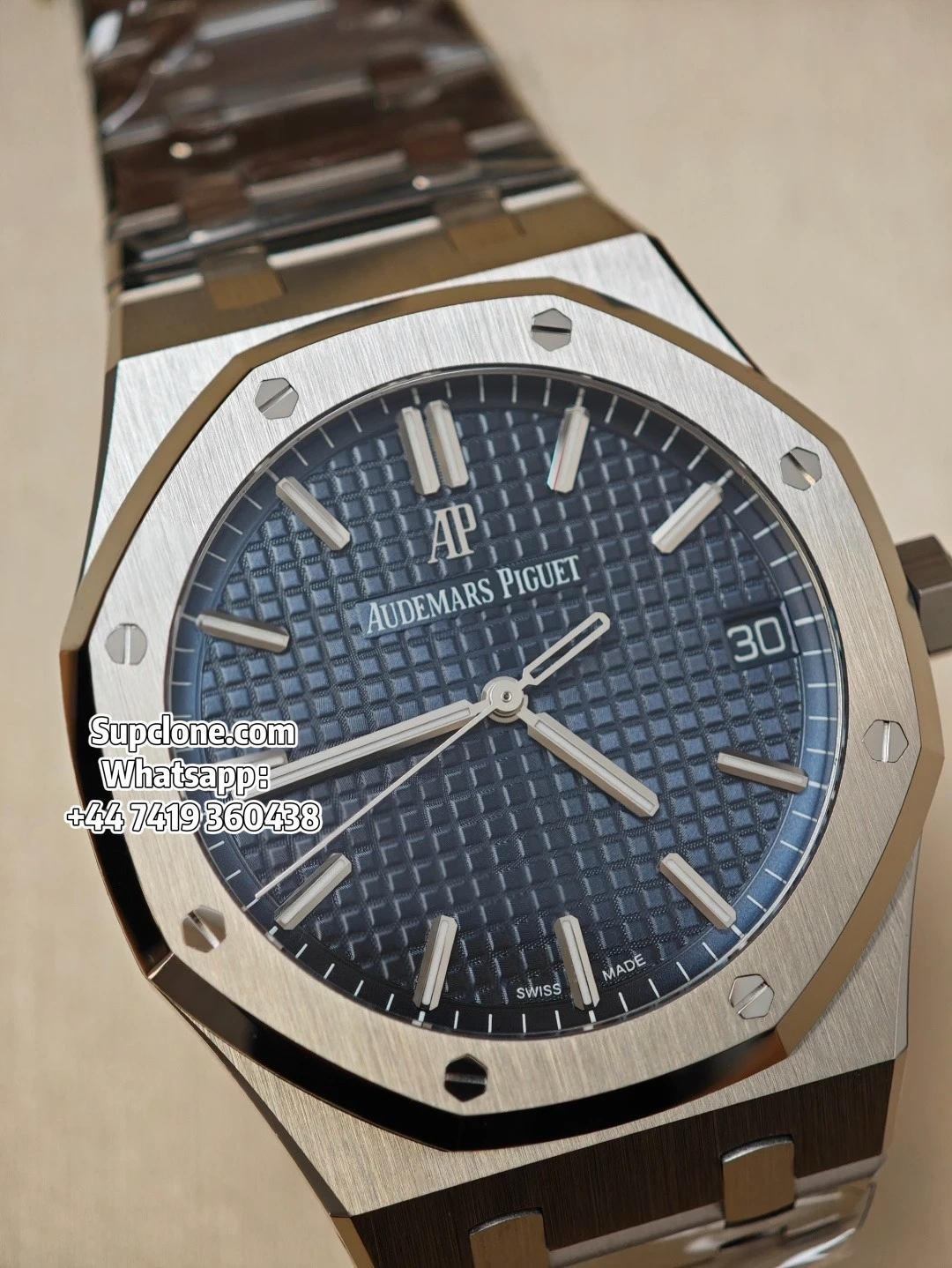 Audemars Piguet Super Clone 11 Royal Oak 15500 Blue Dial (16) Audemars Piguet Super Clone 1:1 Royal Oak 15500 Blue Dial