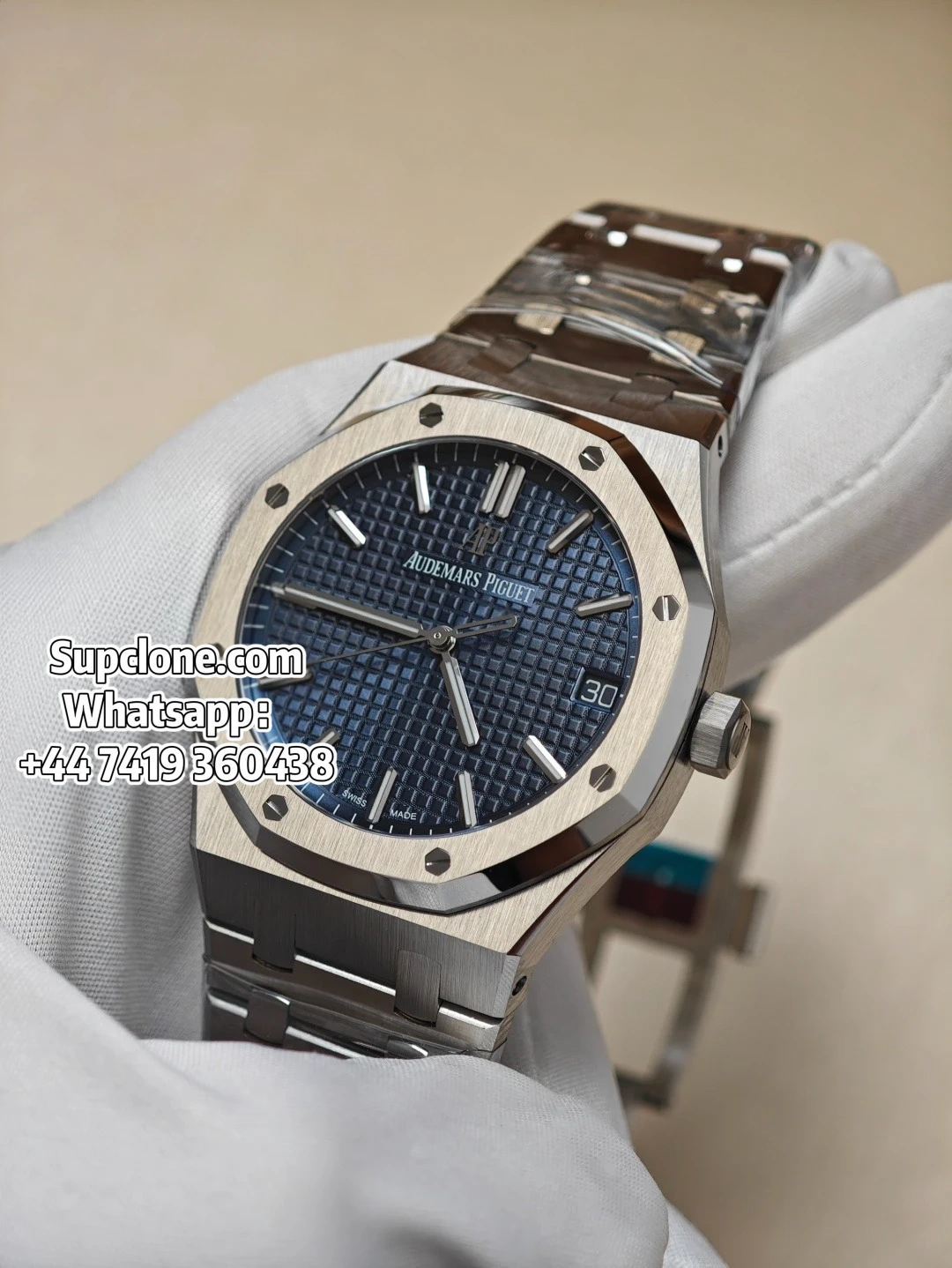 Audemars Piguet Super Clone 11 Royal Oak 15500 Blue Dial (23) Audemars Piguet Super Clone 1:1 Royal Oak 15500 Blue Dial