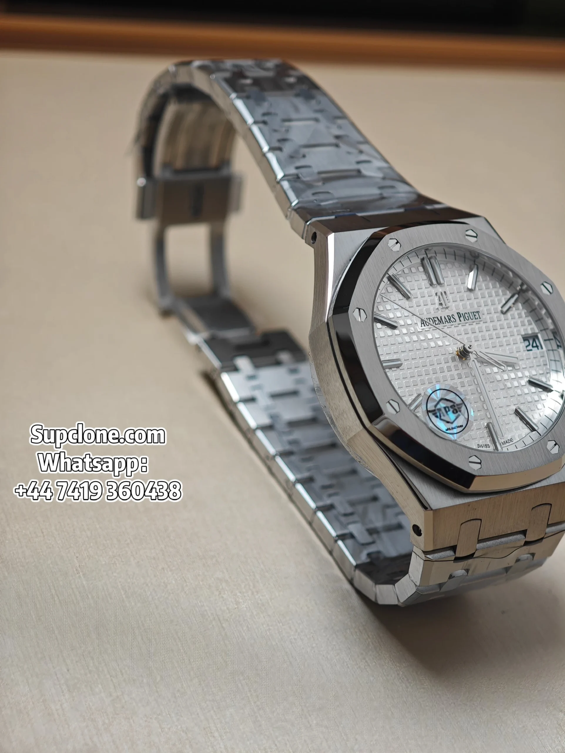 Audemars Piguet Super Clone 11 Royal Oak 15500 White Dial (13) Audemars Piguet Super Clone 1:1 Royal Oak 15500 White Dial