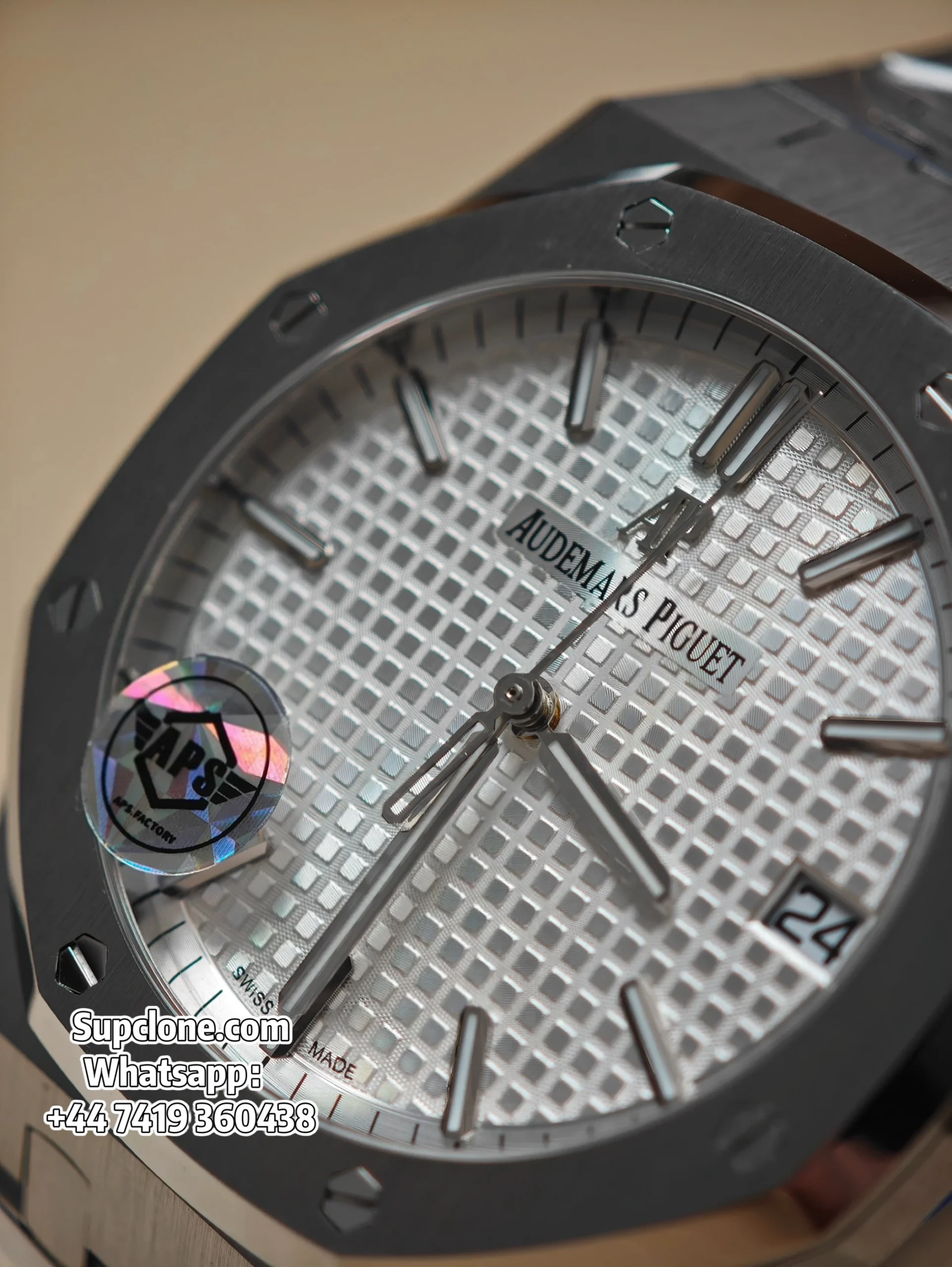 Audemars Piguet Super Clone 11 Royal Oak 15500 White Dial (15) Audemars Piguet Super Clone 1:1 Royal Oak 15500 White Dial
