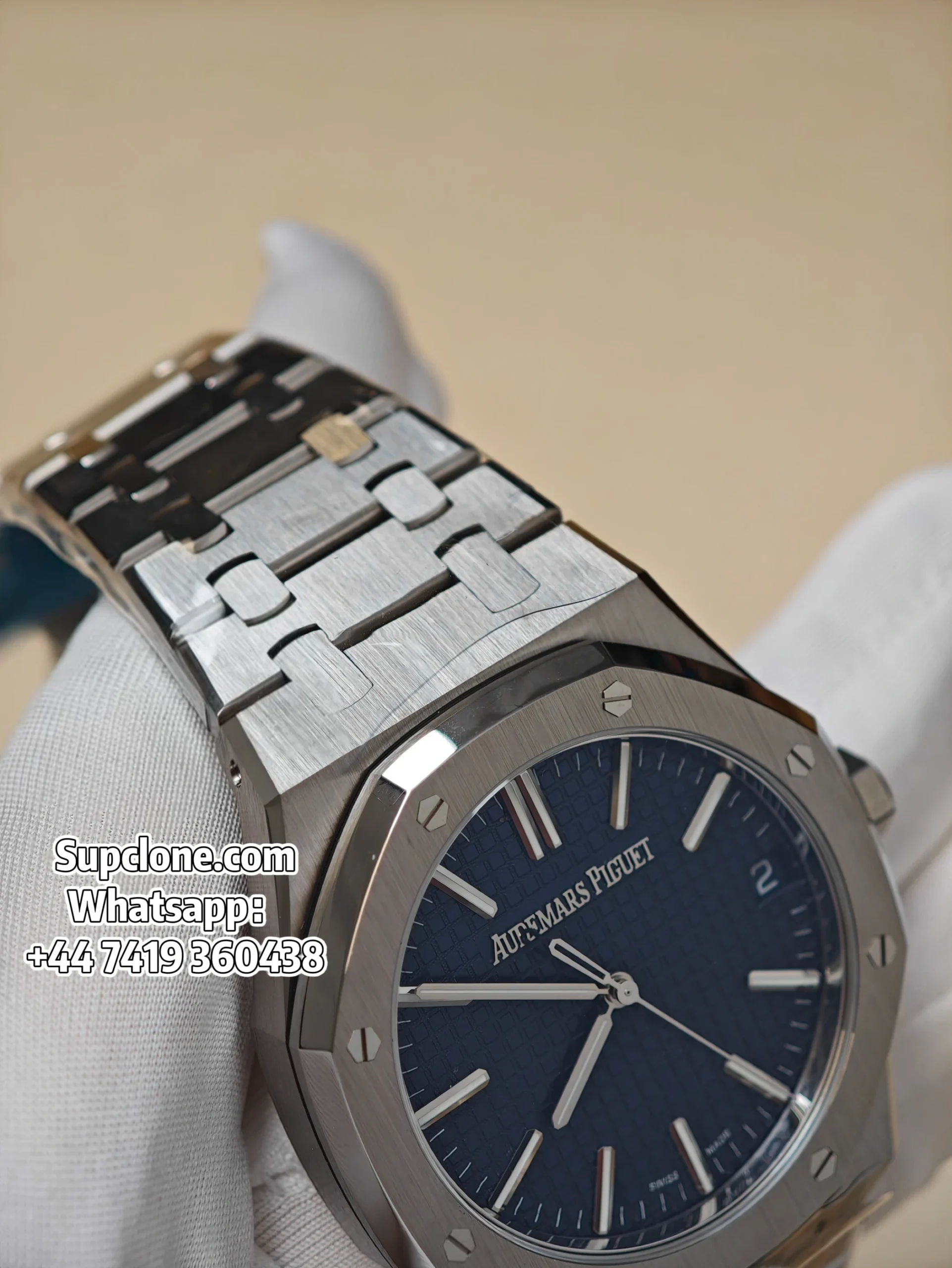 Audemars Piguet Super Clone 11 Royal Oak 15510 Blue Dial 41MM (22) Audemars Piguet Super Clone 1:1 Royal Oak 15510 Blue Dial 41MM