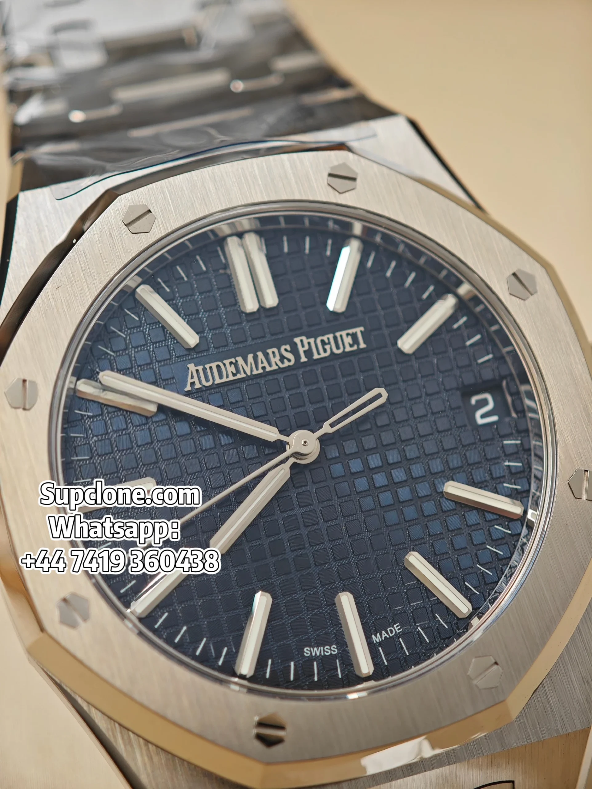 Audemars Piguet Super Clone 11 Royal Oak 15510 Blue Dial 41MM (24) Audemars Piguet Super Clone 1:1 Royal Oak 15510 Blue Dial 41MM