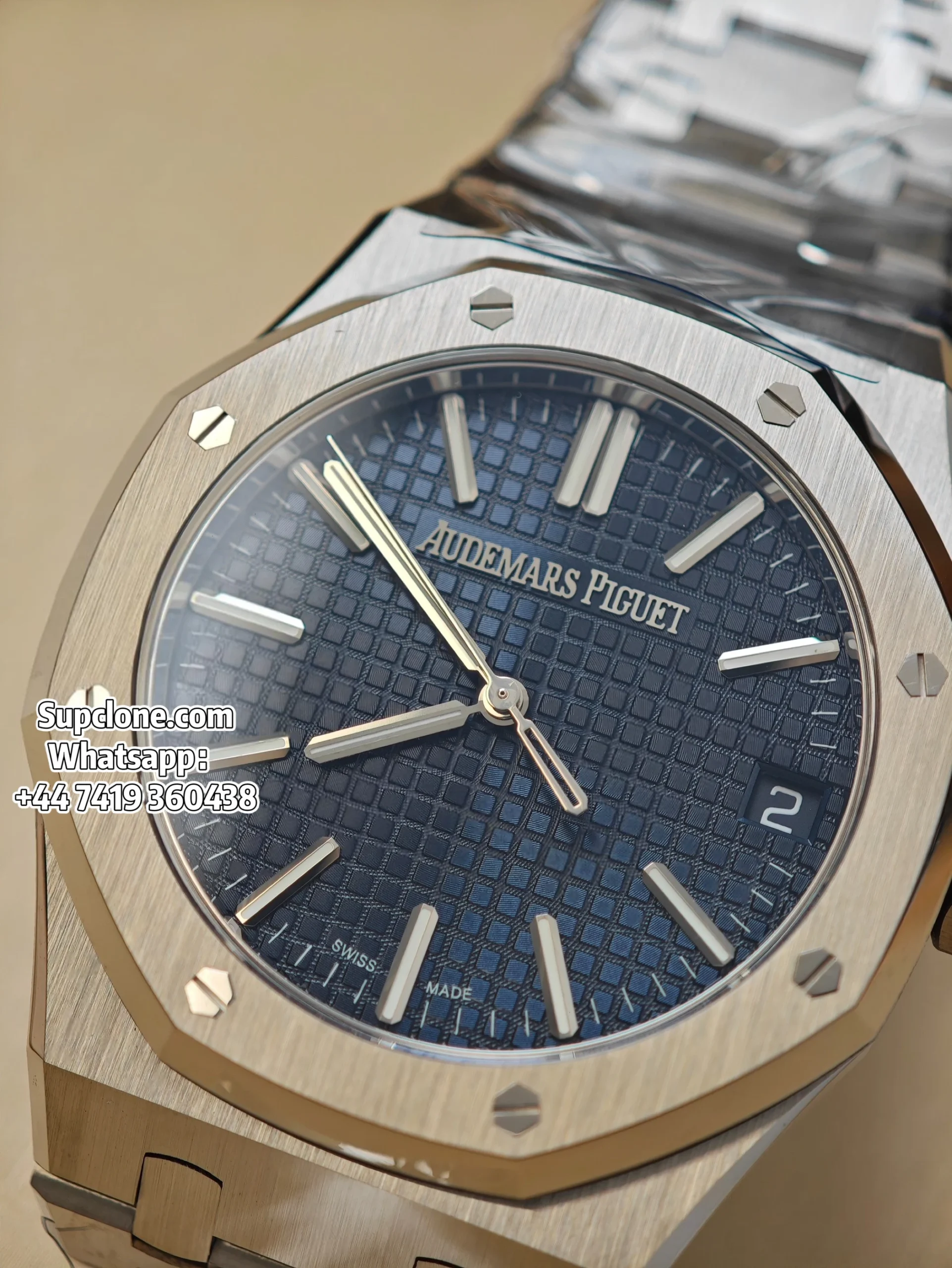 Audemars Piguet Super Clone 11 Royal Oak 15510 Blue Dial 41MM (26) Audemars Piguet Super Clone 1:1 Royal Oak 15510 Blue Dial 41MM