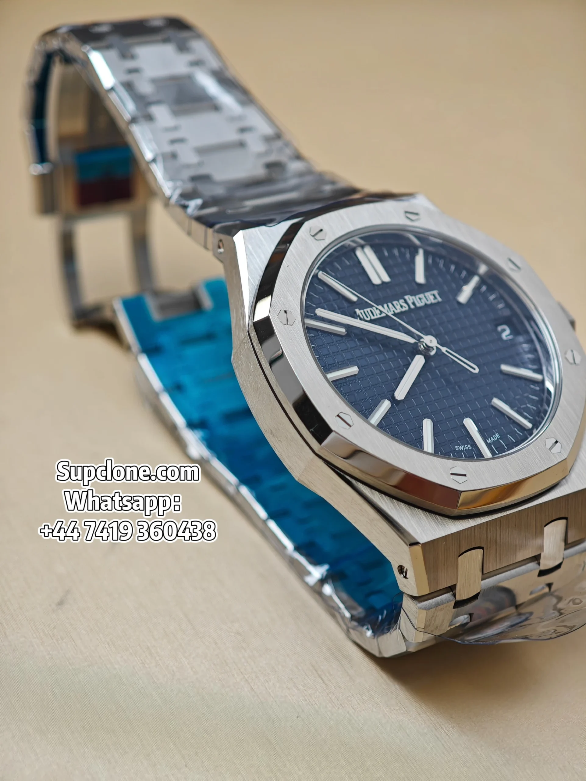 Audemars Piguet Super Clone 11 Royal Oak 15510 Blue Dial 41MM (27) Audemars Piguet Super Clone 1:1 Royal Oak 15510 Blue Dial 41MM
