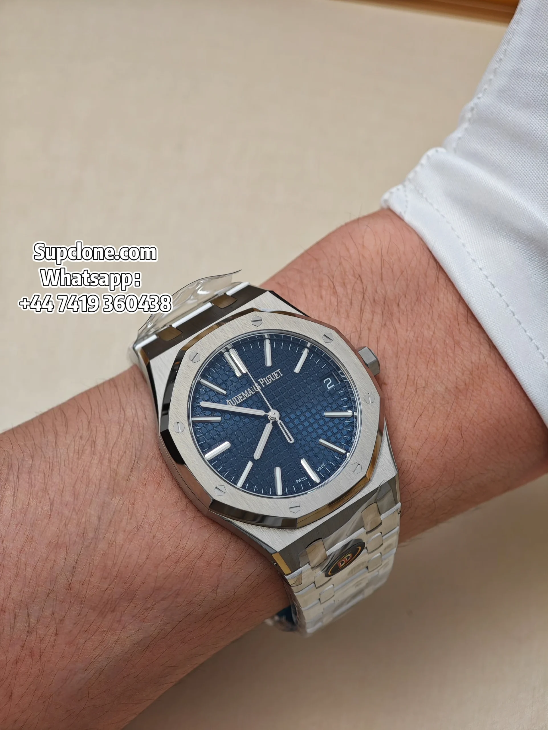 Audemars Piguet Super Clone 11 Royal Oak 15510 Blue Dial 41MM (34) Audemars Piguet Super Clone 1:1 Royal Oak 15510 Blue Dial 41MM
