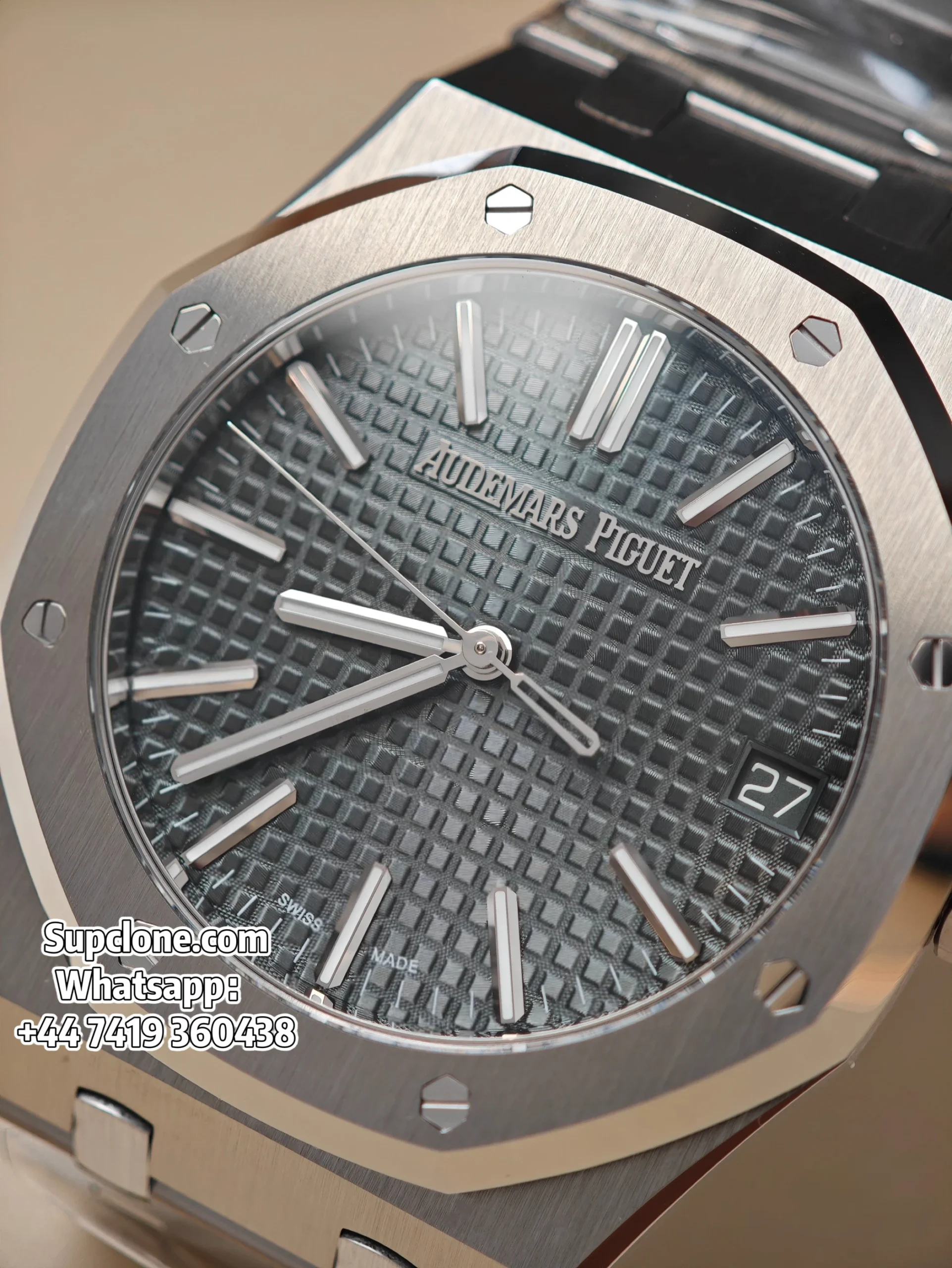 Audemars Piguet Super Clone 11 Royal Oak 15510 Green Dial 41MM (18) Audemars Piguet Super Clone 1:1 Royal Oak 15510 Green Dial 41MM