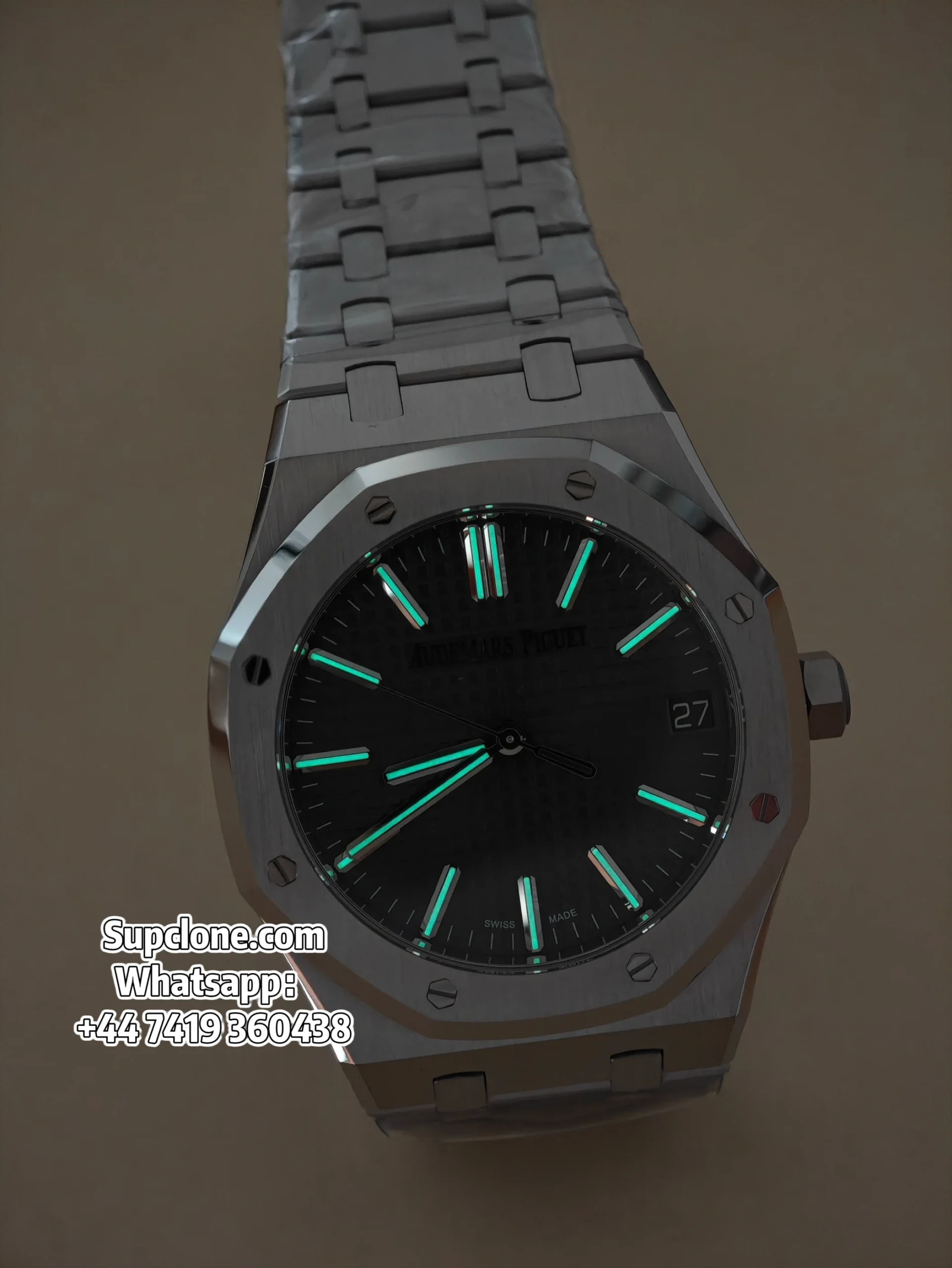 Audemars Piguet Super Clone 11 Royal Oak 15510 Green Dial 41MM (27) Audemars Piguet Super Clone 1:1 Royal Oak 15510 Green Dial 41MM