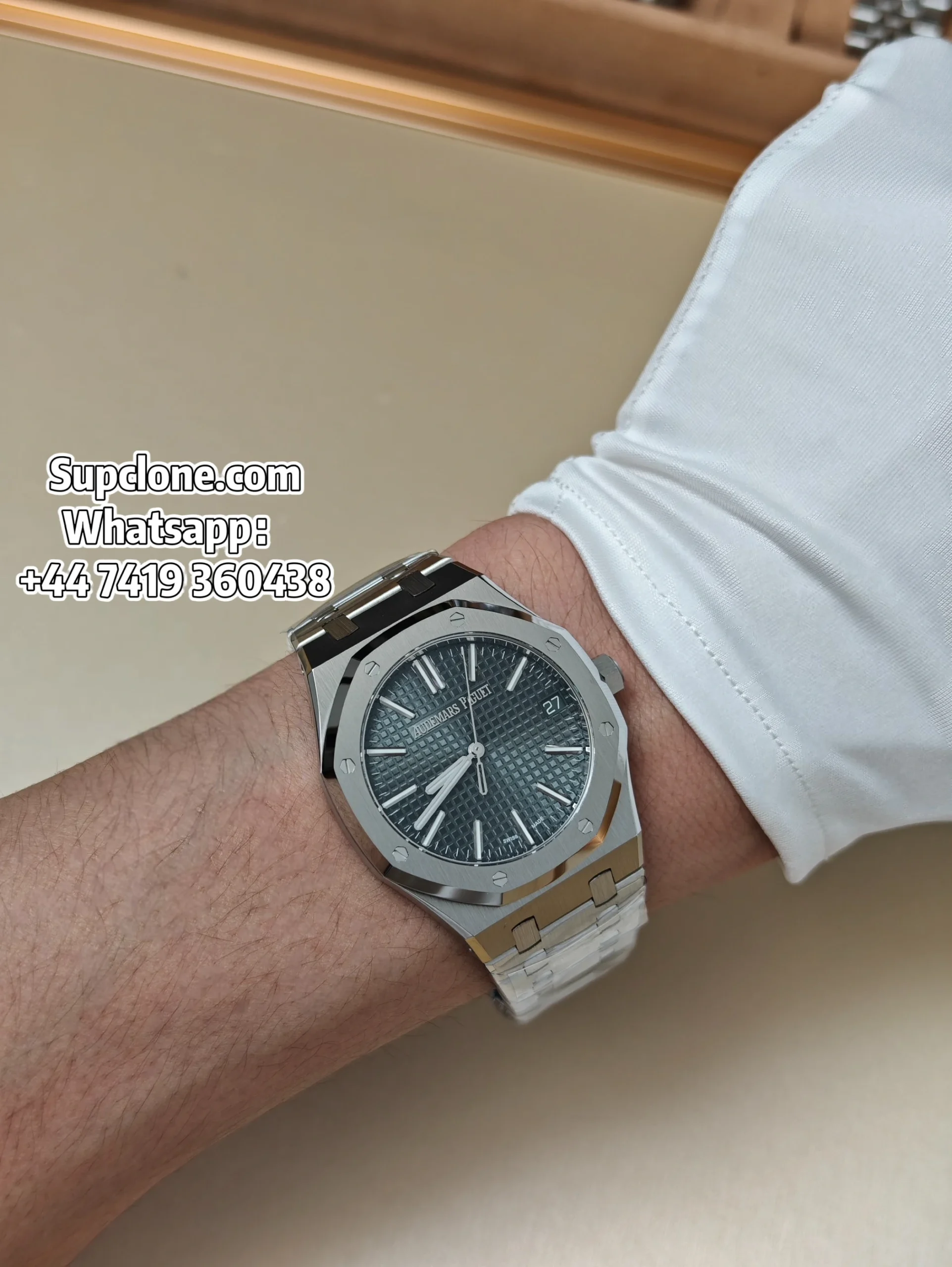 Audemars Piguet Super Clone 11 Royal Oak 15510 Green Dial 41MM (30) Audemars Piguet Super Clone 1:1 Royal Oak 15510 Green Dial 41MM