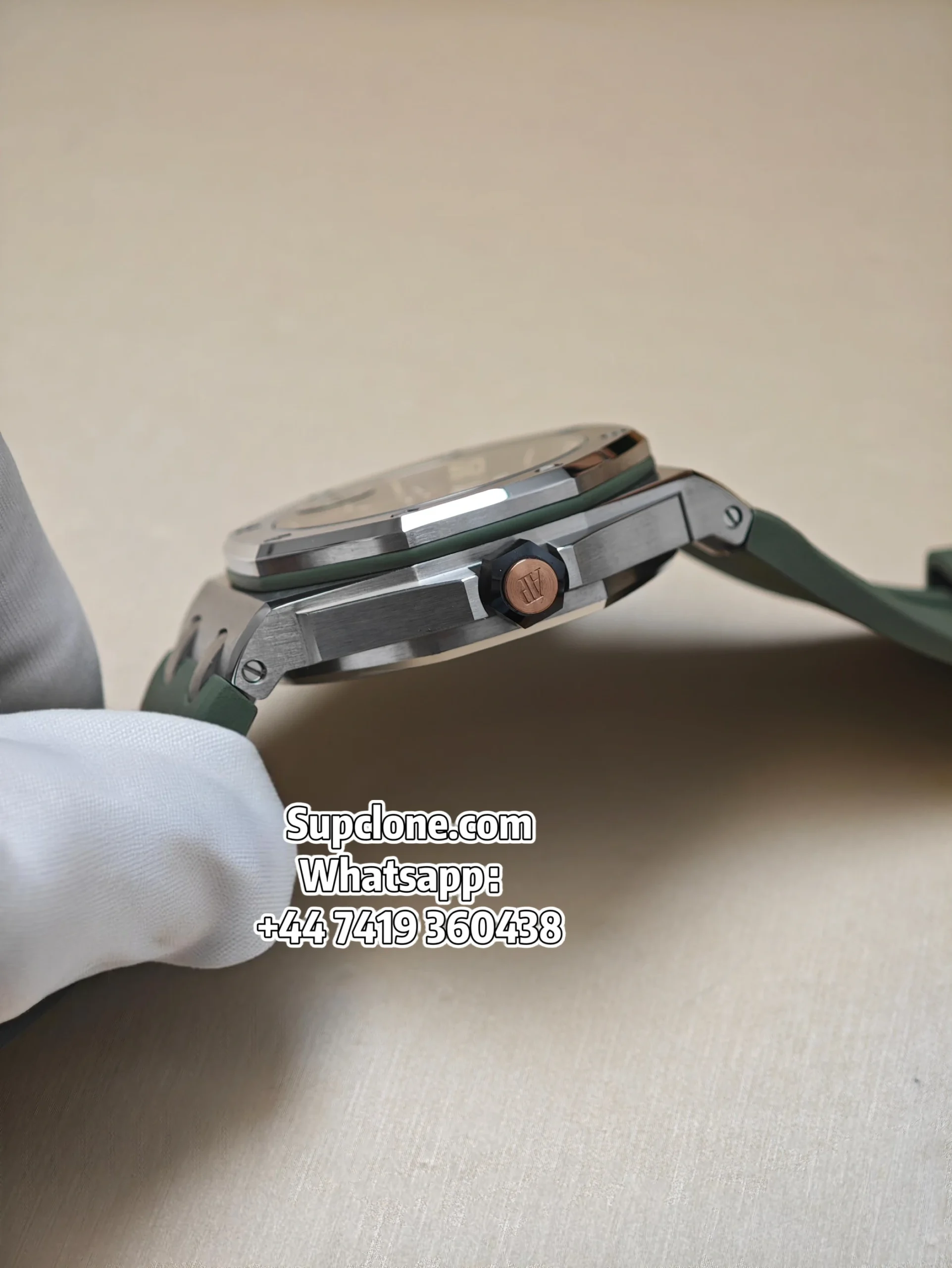 Audemars Piguet Super Clone 11 Royal Oak Offshore 15720 Green Dial (11) Audemars Piguet Super Clone 1:1 Royal Oak Offshore 15720 Green Dial