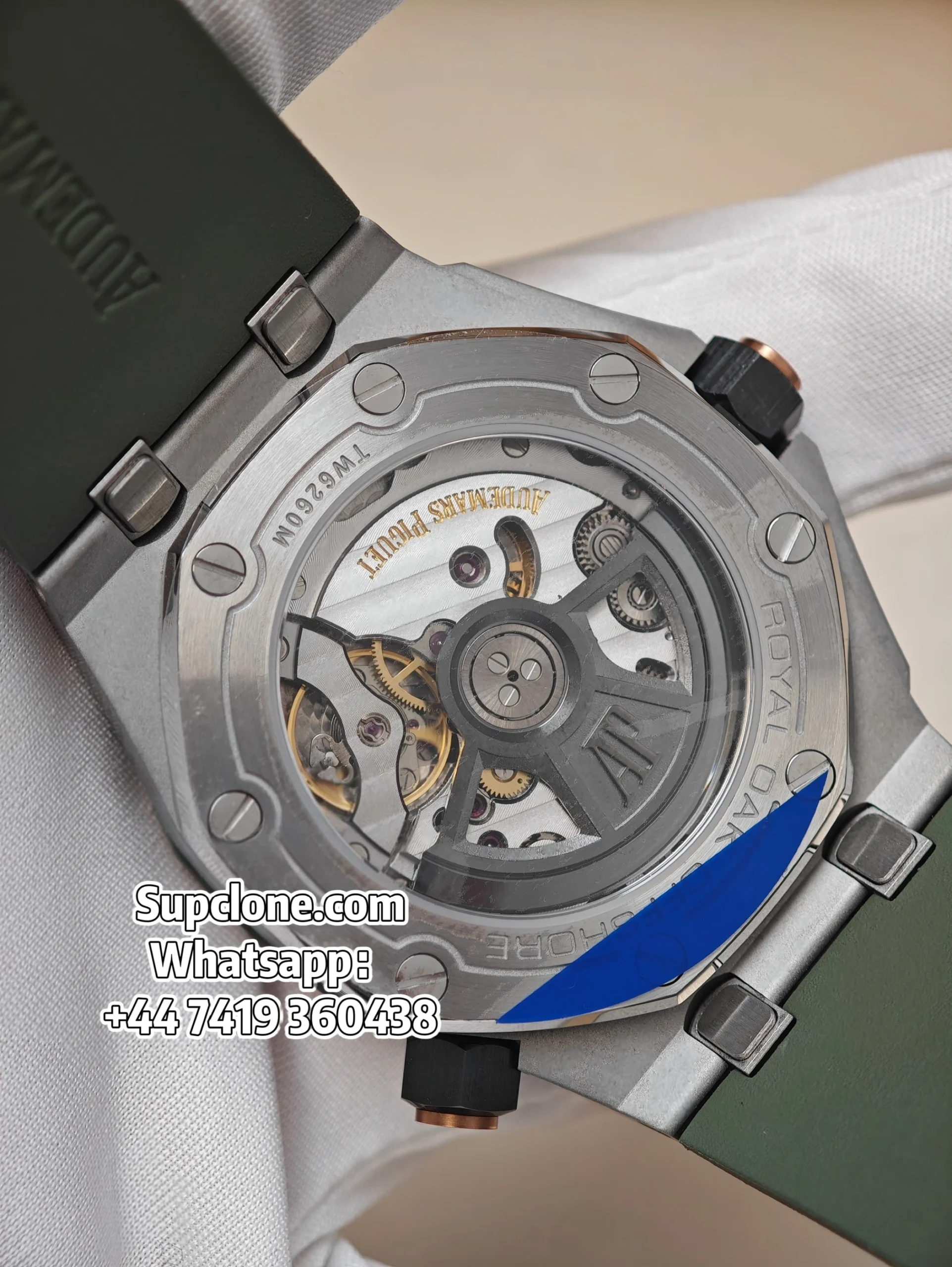 Audemars Piguet Super Clone 11 Royal Oak Offshore 15720 Green Dial (7) Audemars Piguet Super Clone 1:1 Royal Oak Offshore 15720 Green Dial