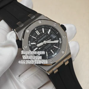 Audemars Piguet Super Clone 11 Royal Oak Offshore Diver 15710 Black Dial (1) Audemars Piguet Super Clone 1:1 Royal Oak Offshore Diver 15710 Black Dial