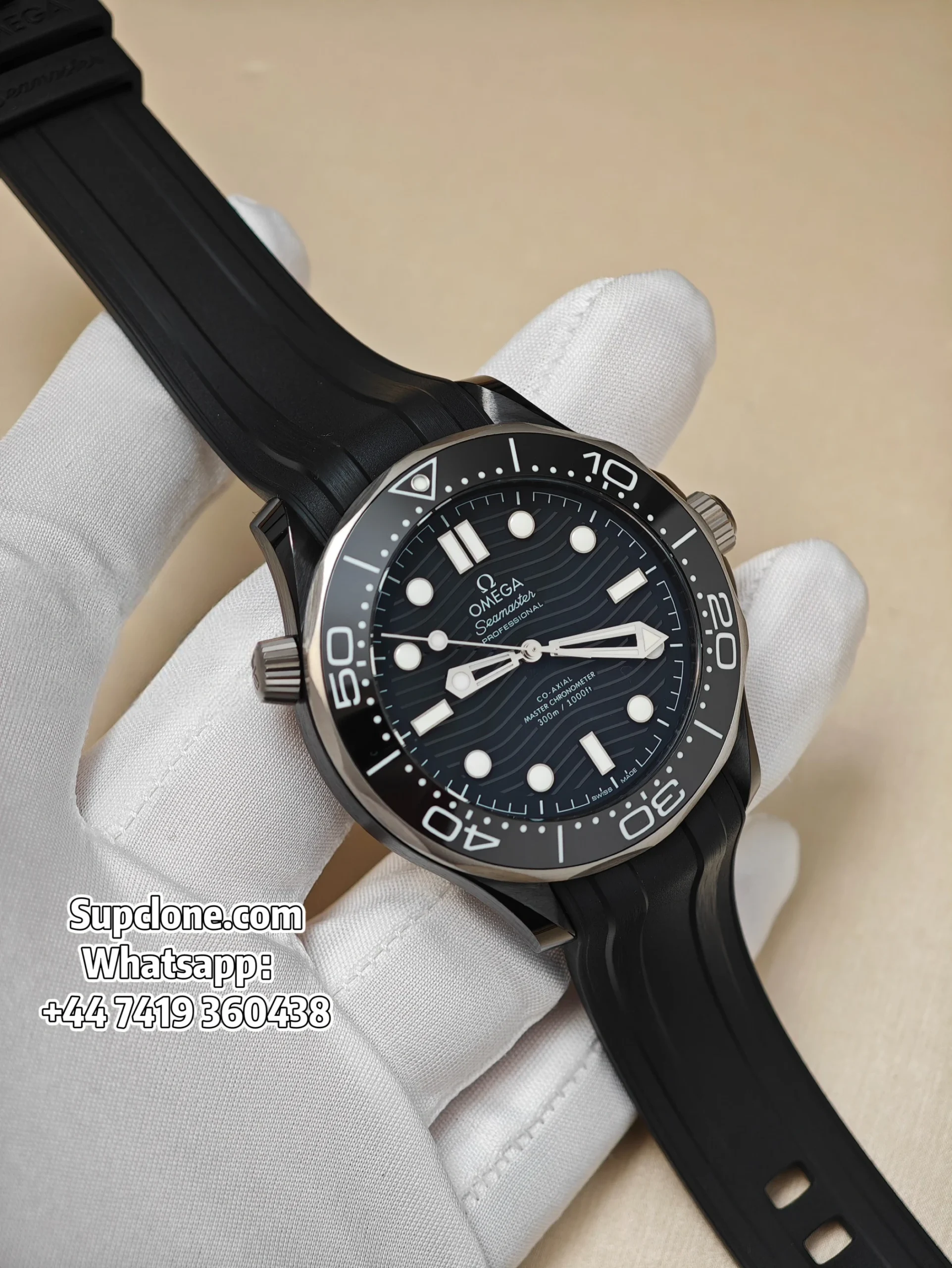 Omega Super Clone Seamaster Diver 300M 43.5mm Titanium Ceramic