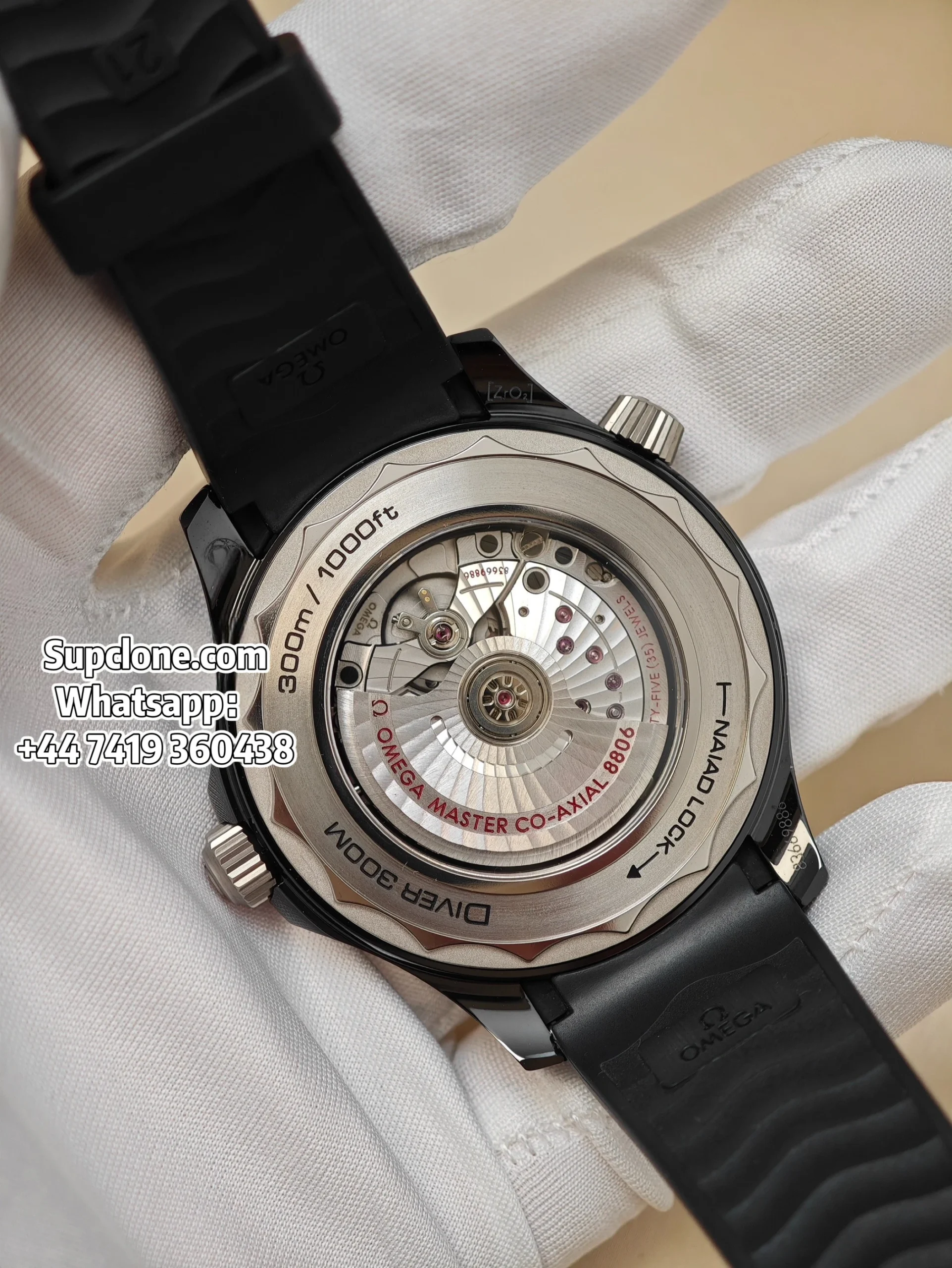 Omega Super Clone Seamaster Diver 300M 43.5mm Titanium Ceramic