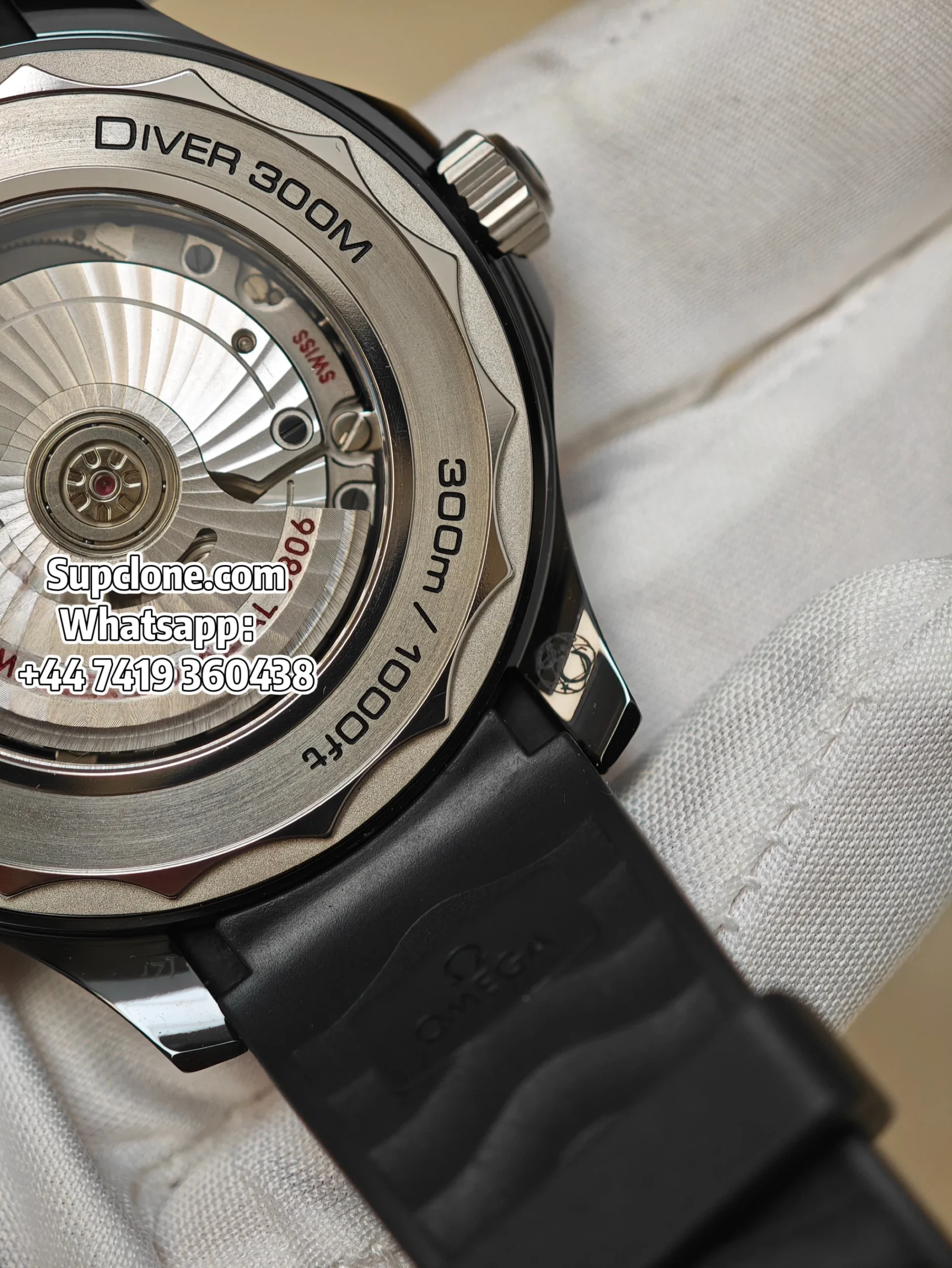 Omega Super Clone Seamaster Diver 300M 43.5mm Titanium Ceramic