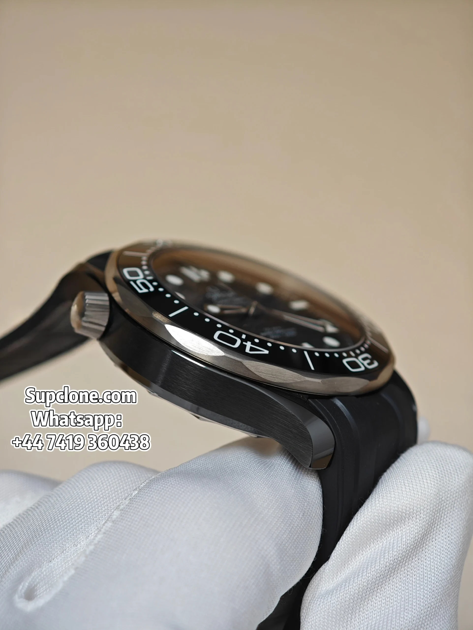 Omega Super Clone Seamaster Diver 300M 43.5mm Titanium Ceramic